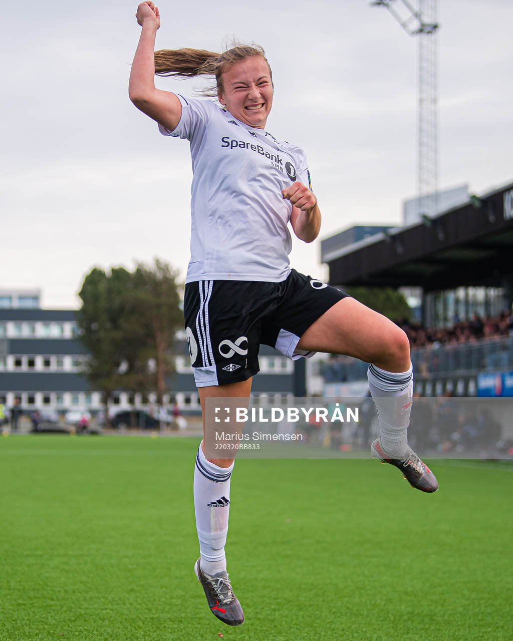 Sara Kanutte Sørensen Fornes of Rosenborg celebrates