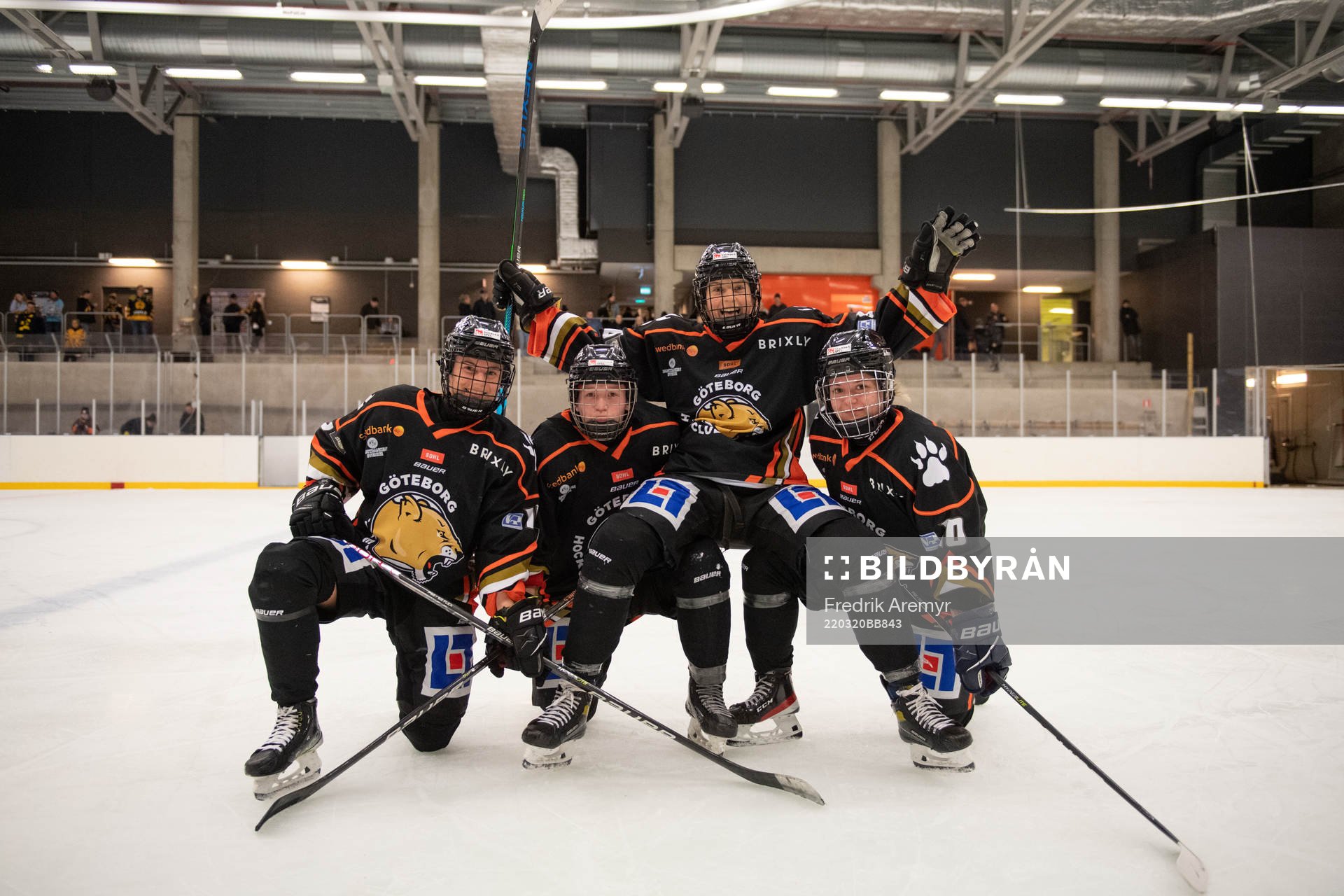 Göteborgsspelare jublar