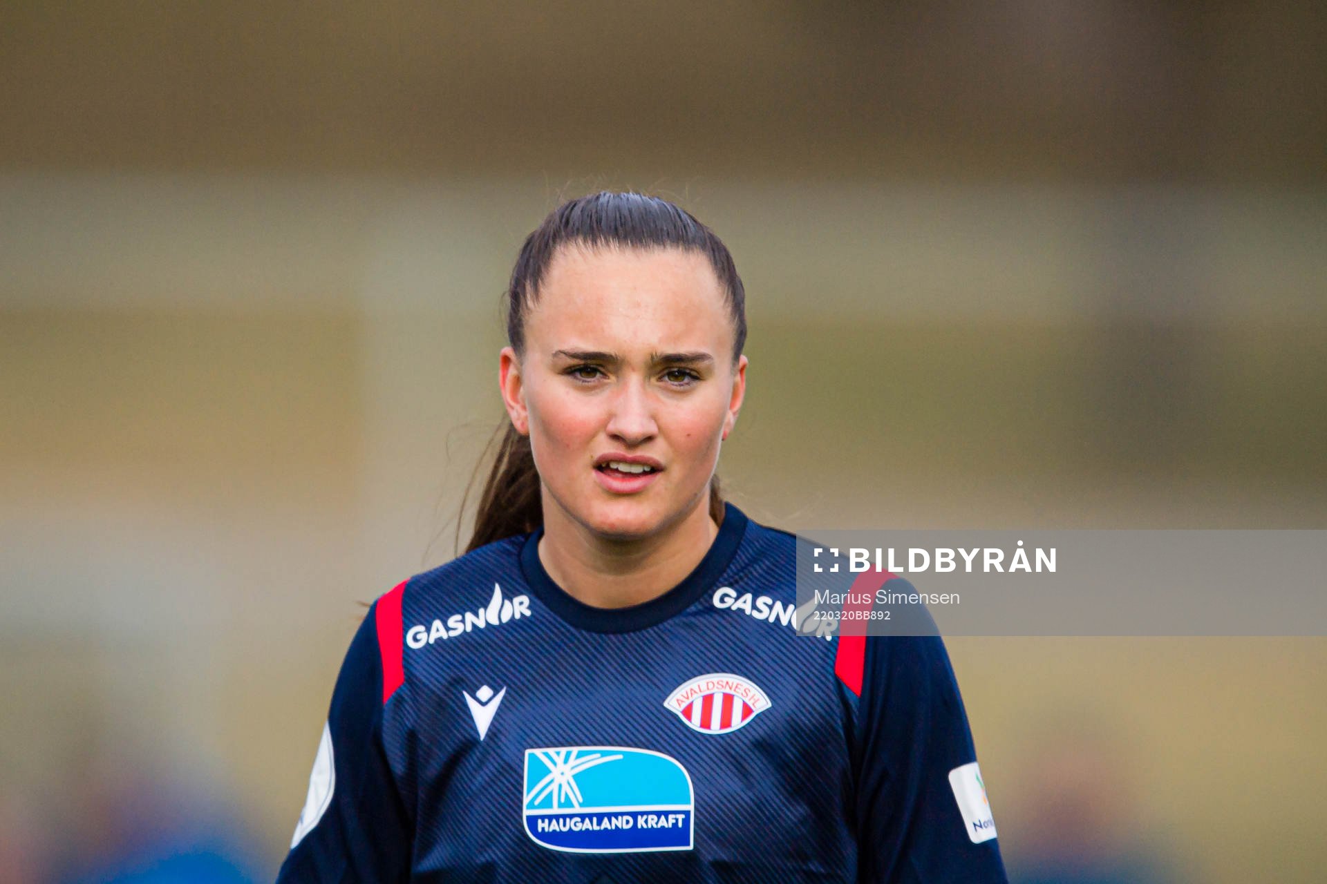 Selma Løvås of Avaldnes during the Toppserien football match between Rosenborg and Avaldsnes on March 20, 2022 in Trondheim.