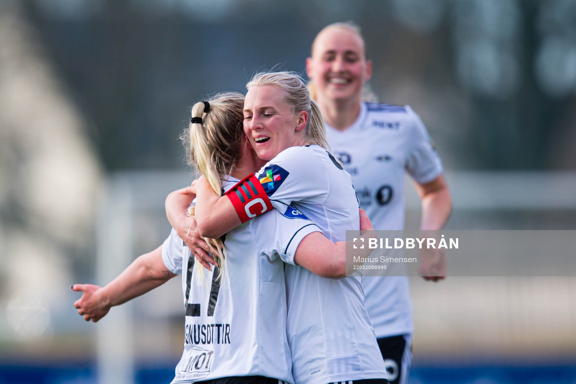Selma Sol Magnusdottir of Rosenborg celebrates