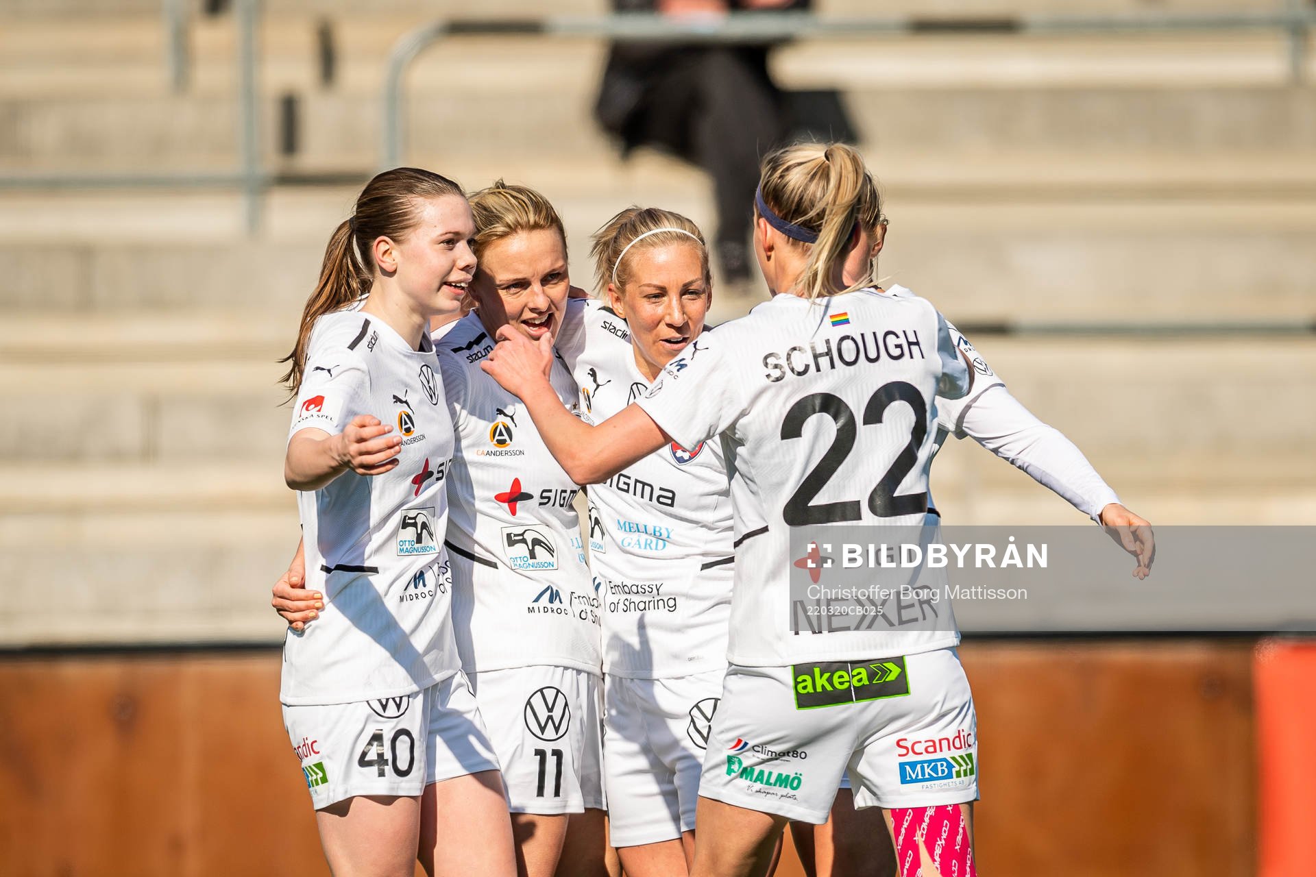 Rosengårds Mimmi Larsson jublar