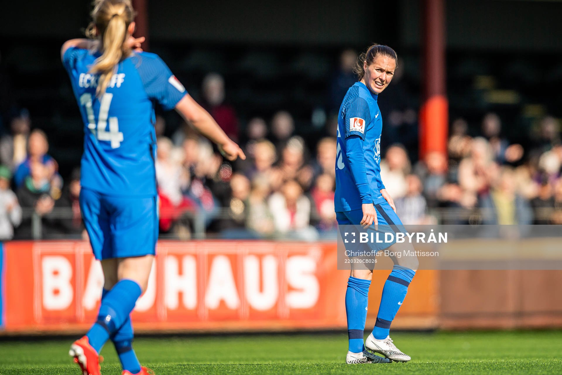 Eskilstunas Noor Hoelsbrekken Eckhoff och Felicia Rogic