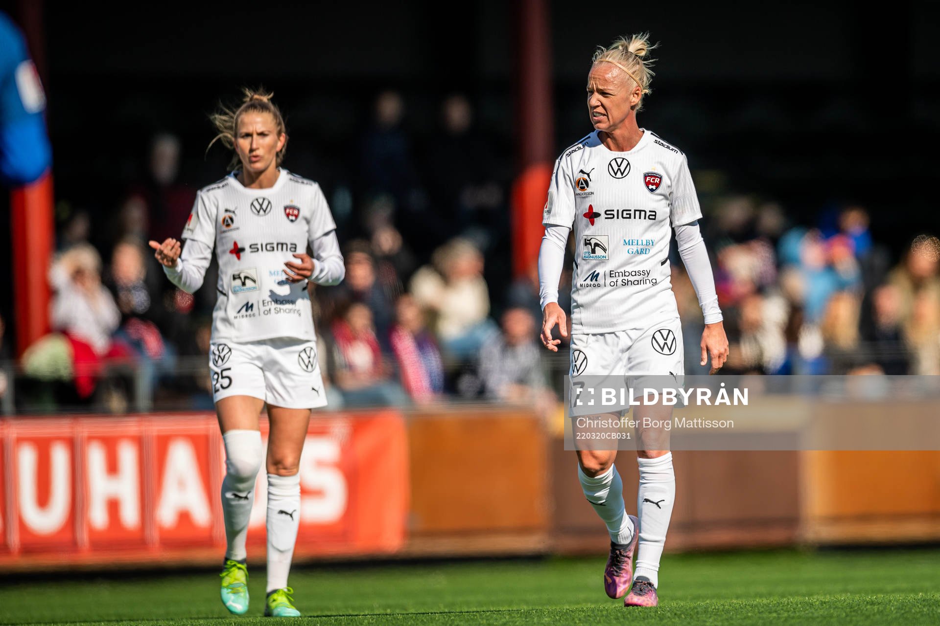 Rosengårds Emma Berglund och Caroline Seger