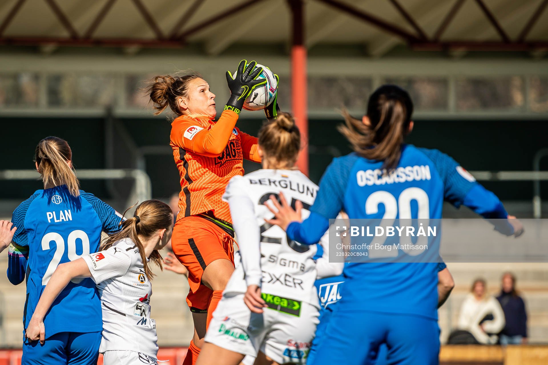 Eskilstunas målvakt Katlynn Fraine