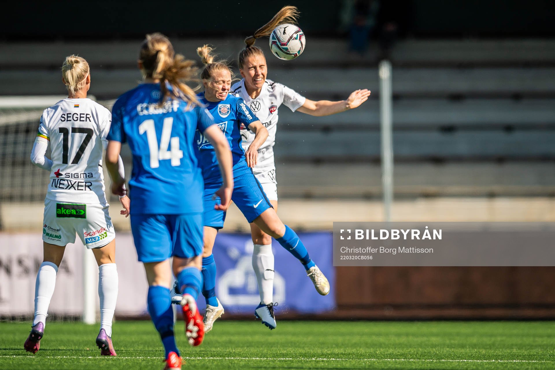 Eskilstunas Mia Jalkerud och Rosengårds Gudrun Arnardottir