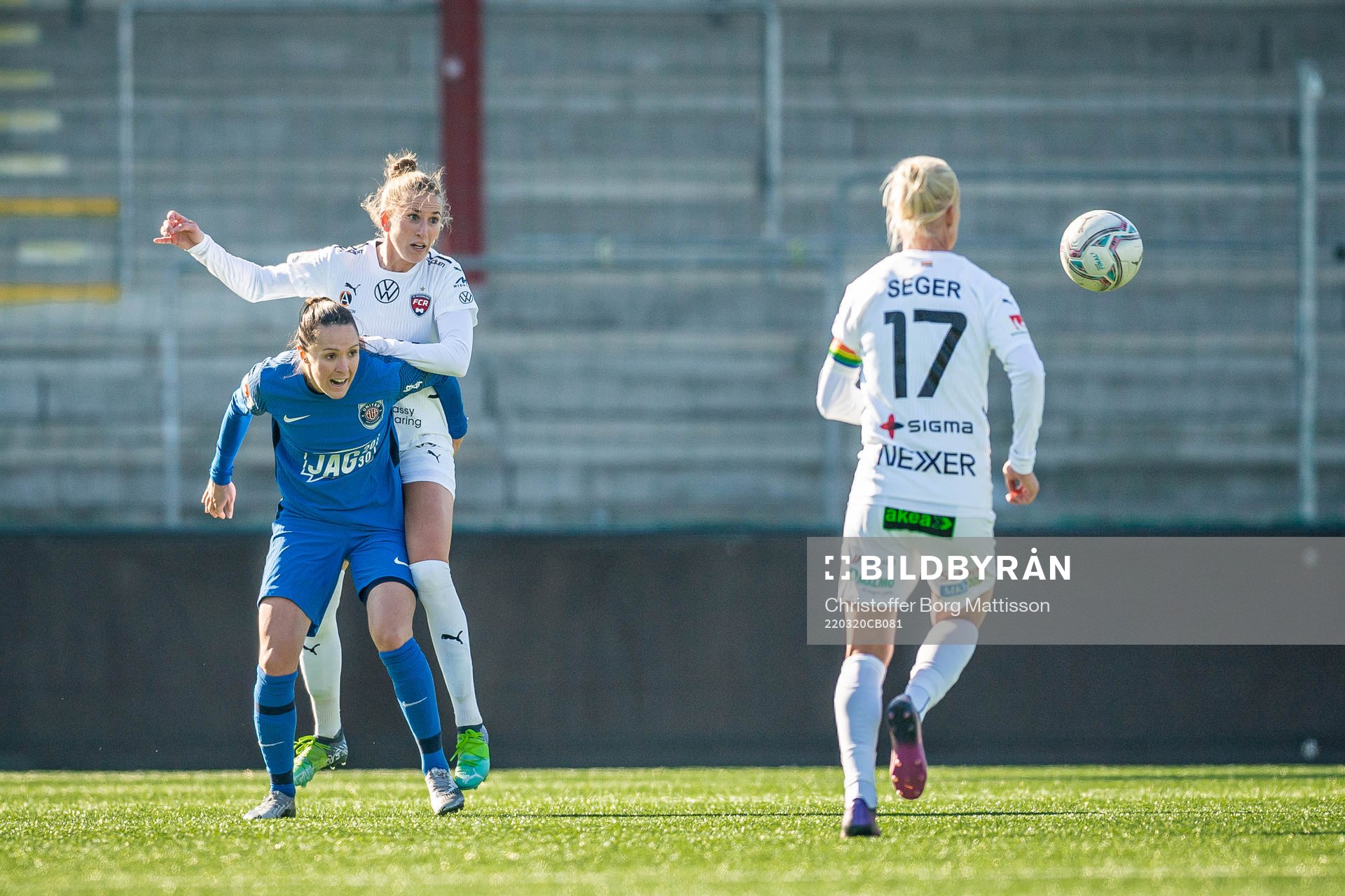 Rosengårds Emma Berglund mot Eskilstunas Felicia Rogic