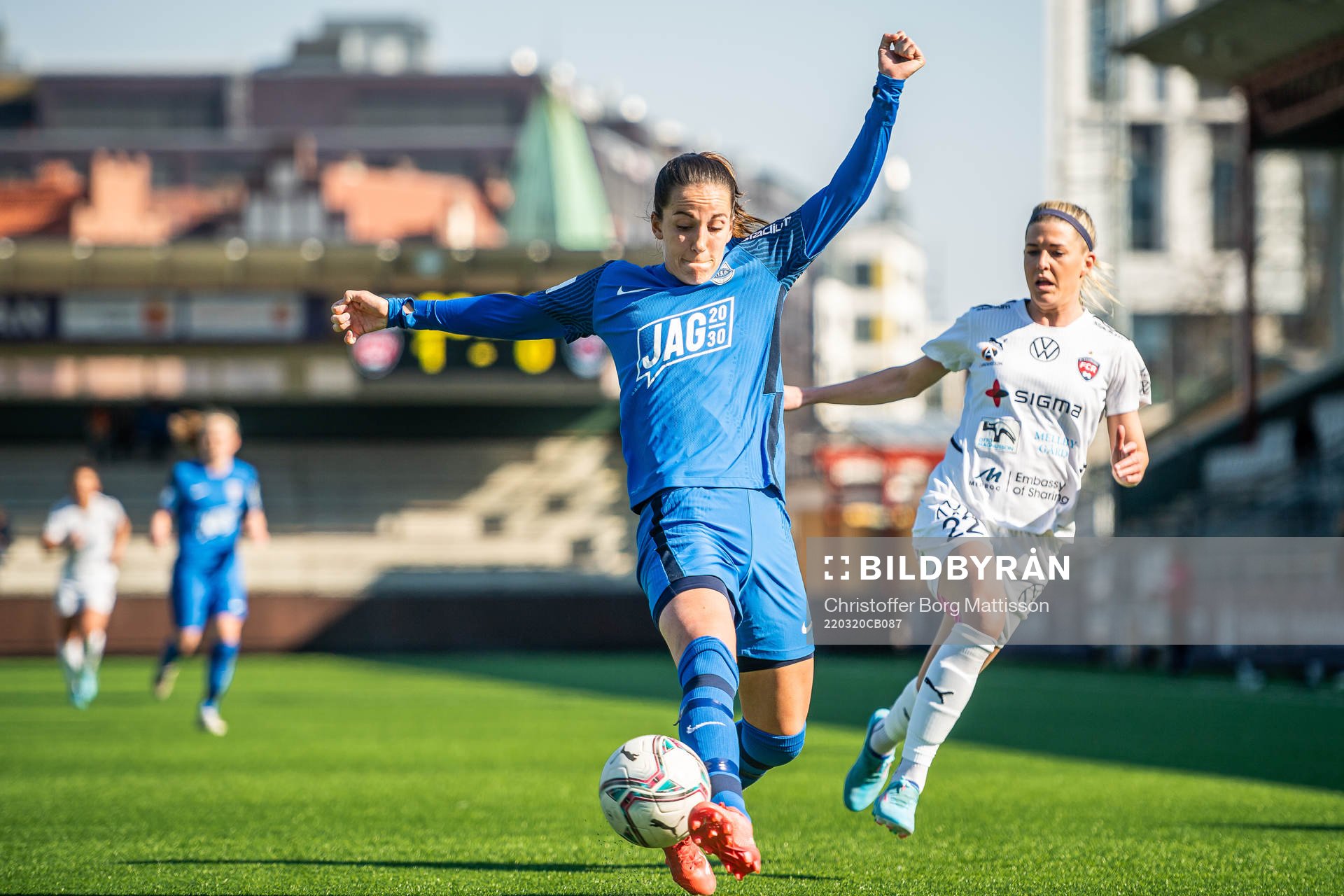 Eskilstunas Anna Oskarsson och Rosengårds Olivia Schough