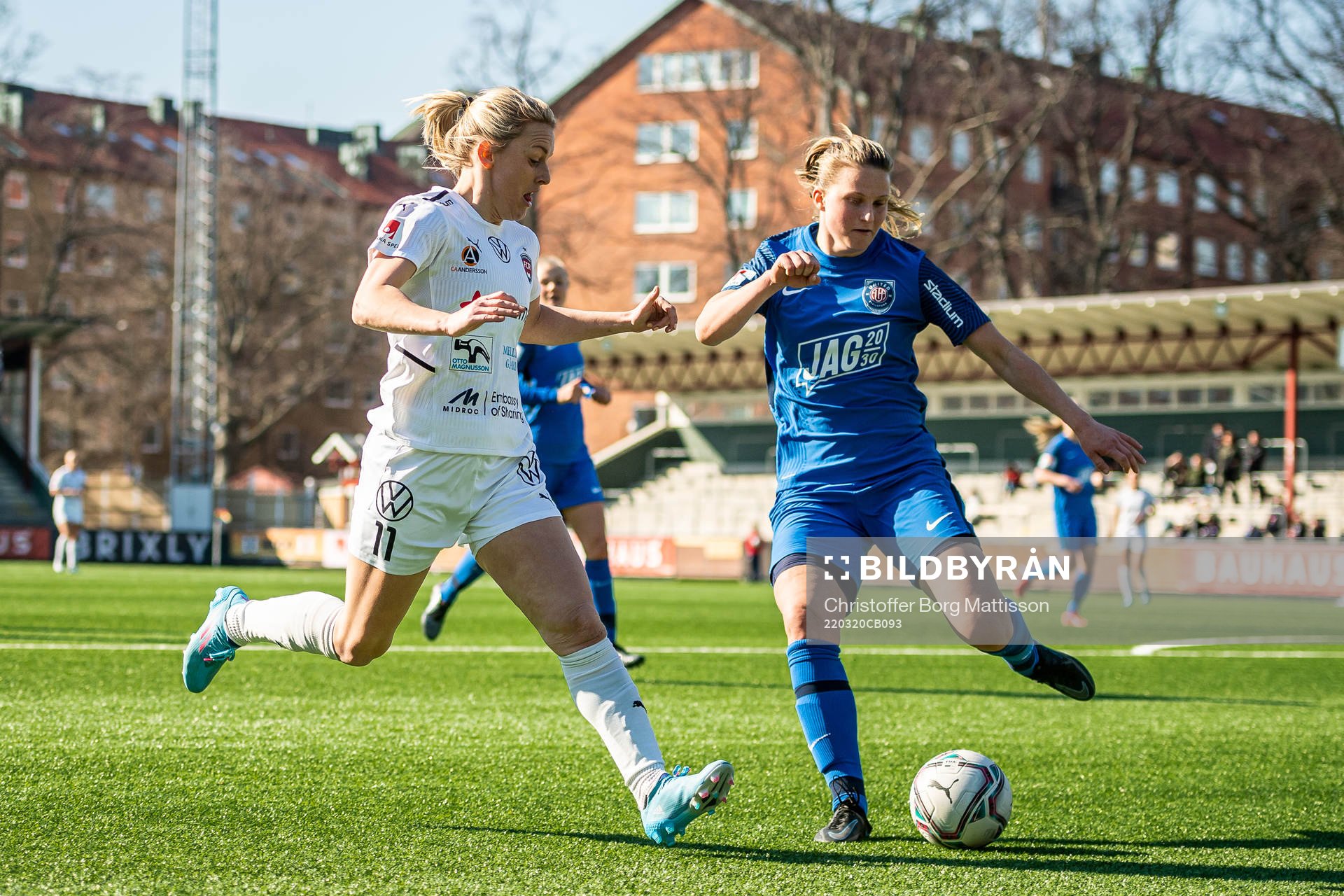 Rosengårds Mimmi Larsson och Eskilstunas Elise Stenevik