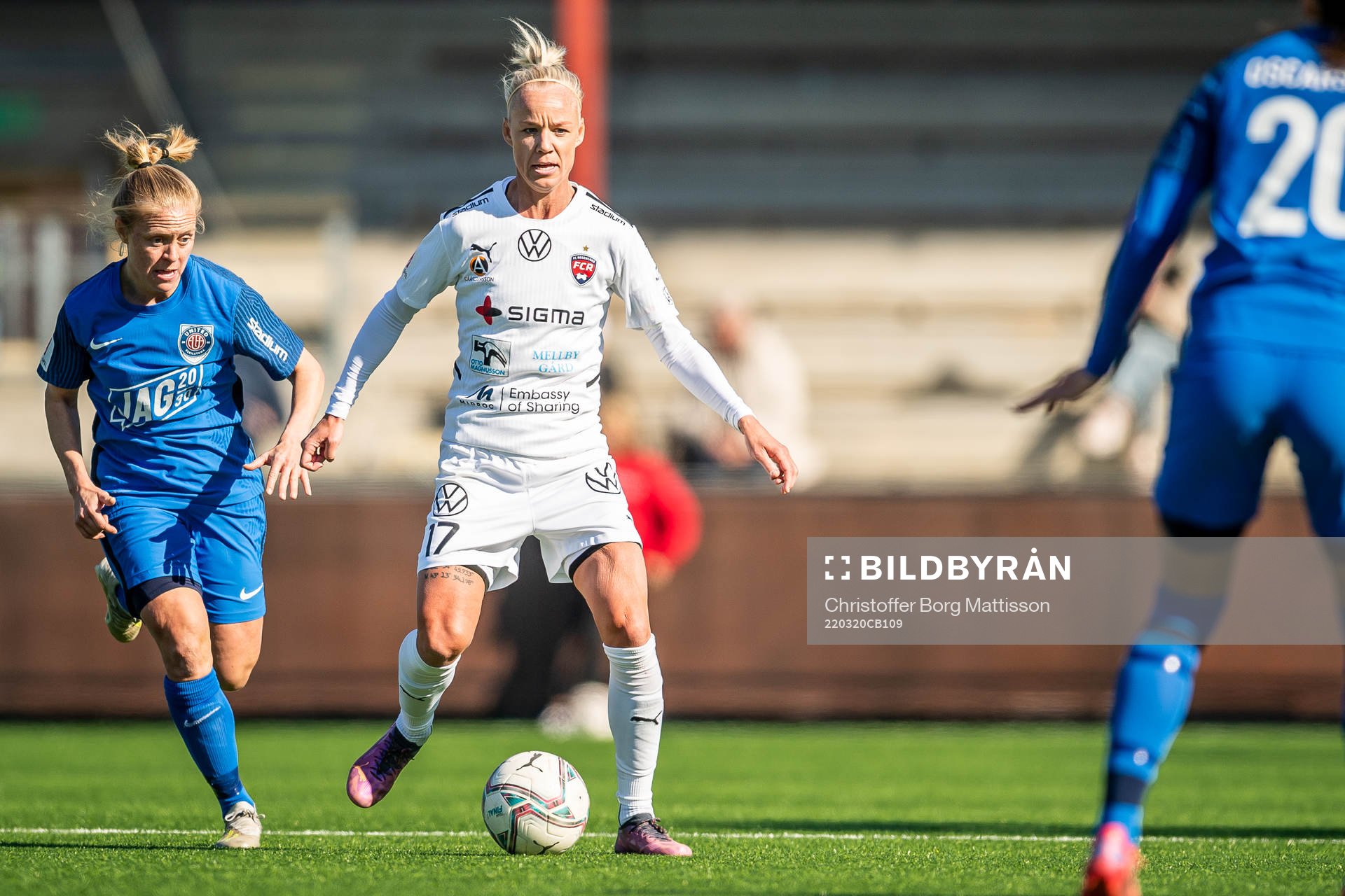 Eskilstunas Mia Jalkerud och Rosengårds Caroline Seger