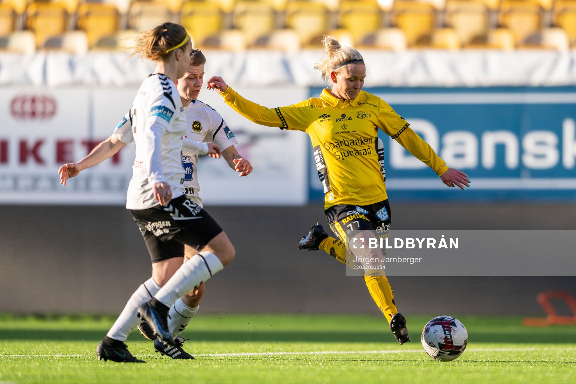 under fotbollsmatchen i DM grupp 3 mellan Elfsborg och