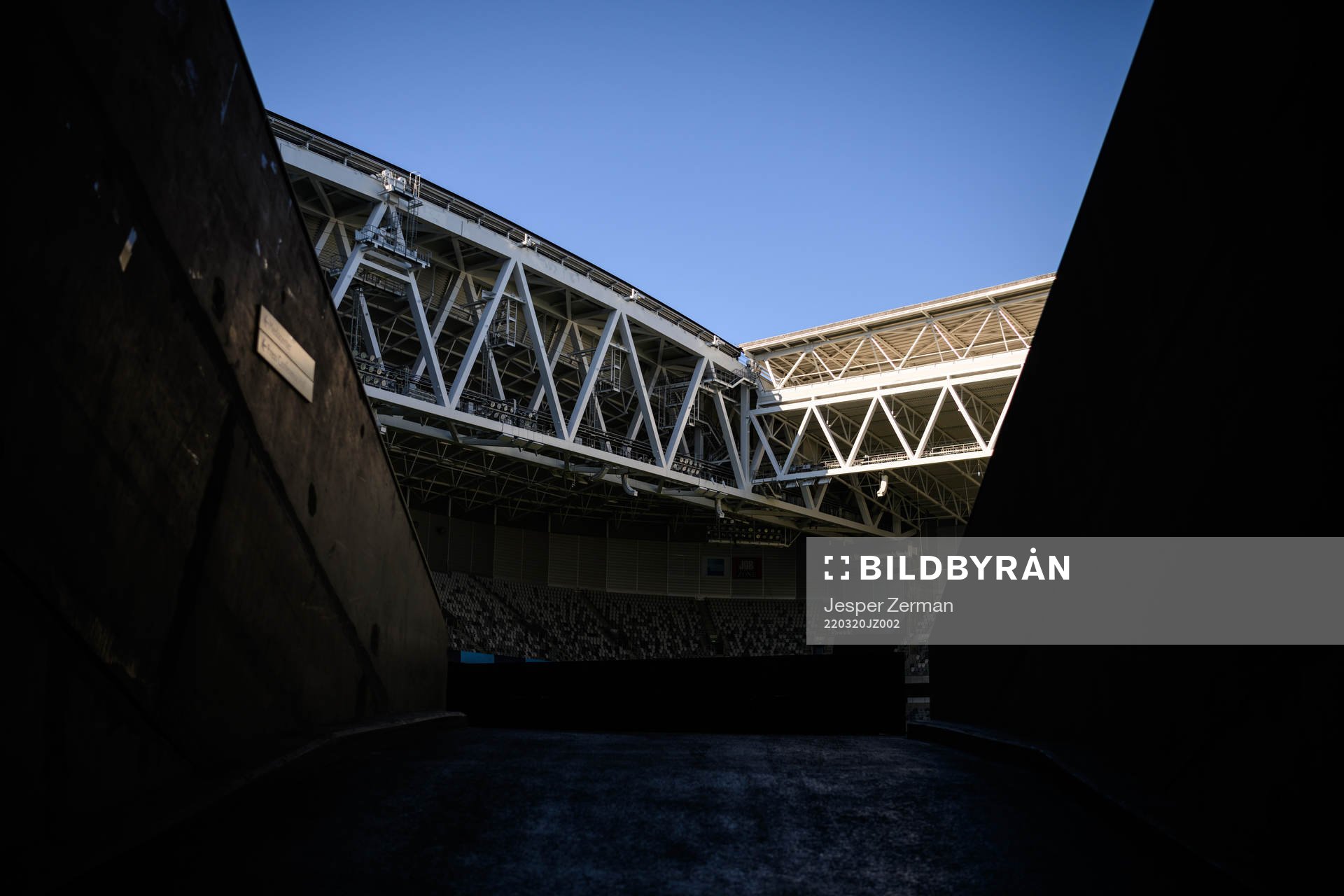 Interiör vy av Tele2 Arena