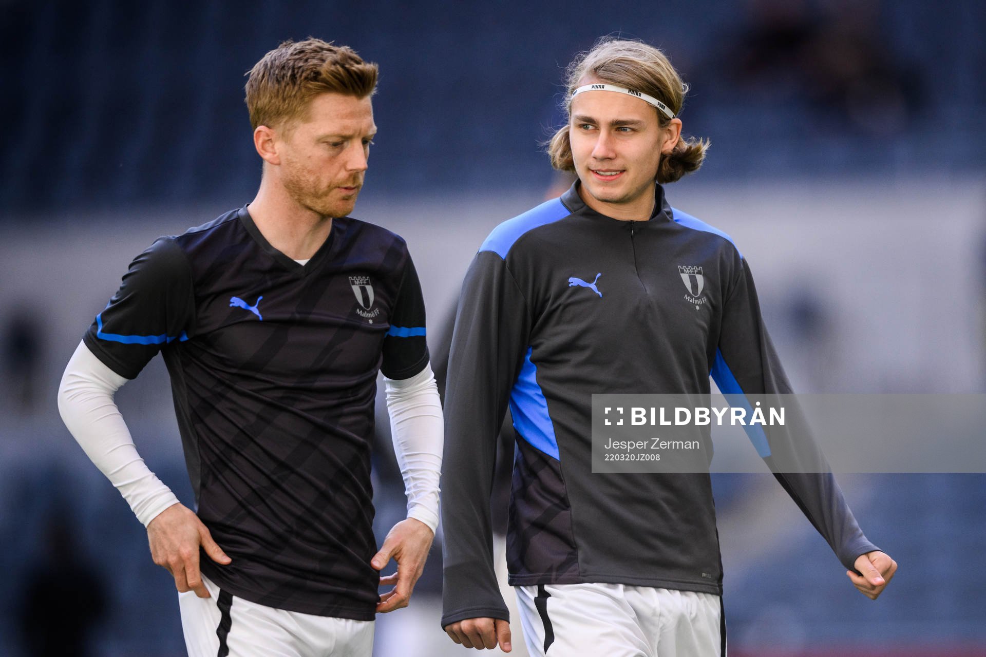 Malmö FFs Anders Christiansen och Sebastian Nanasi