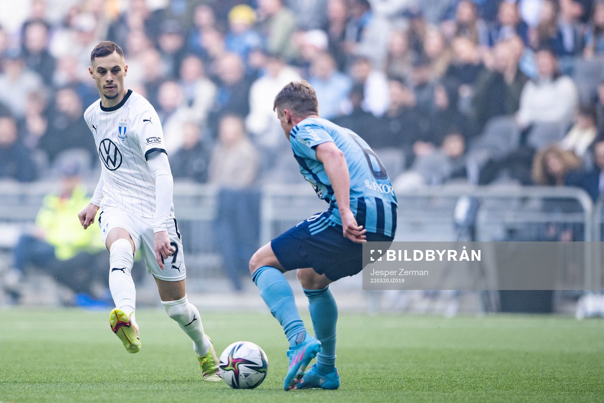 Malmö FFs Veljko Birmancevic och Djurgårdens Rasmus