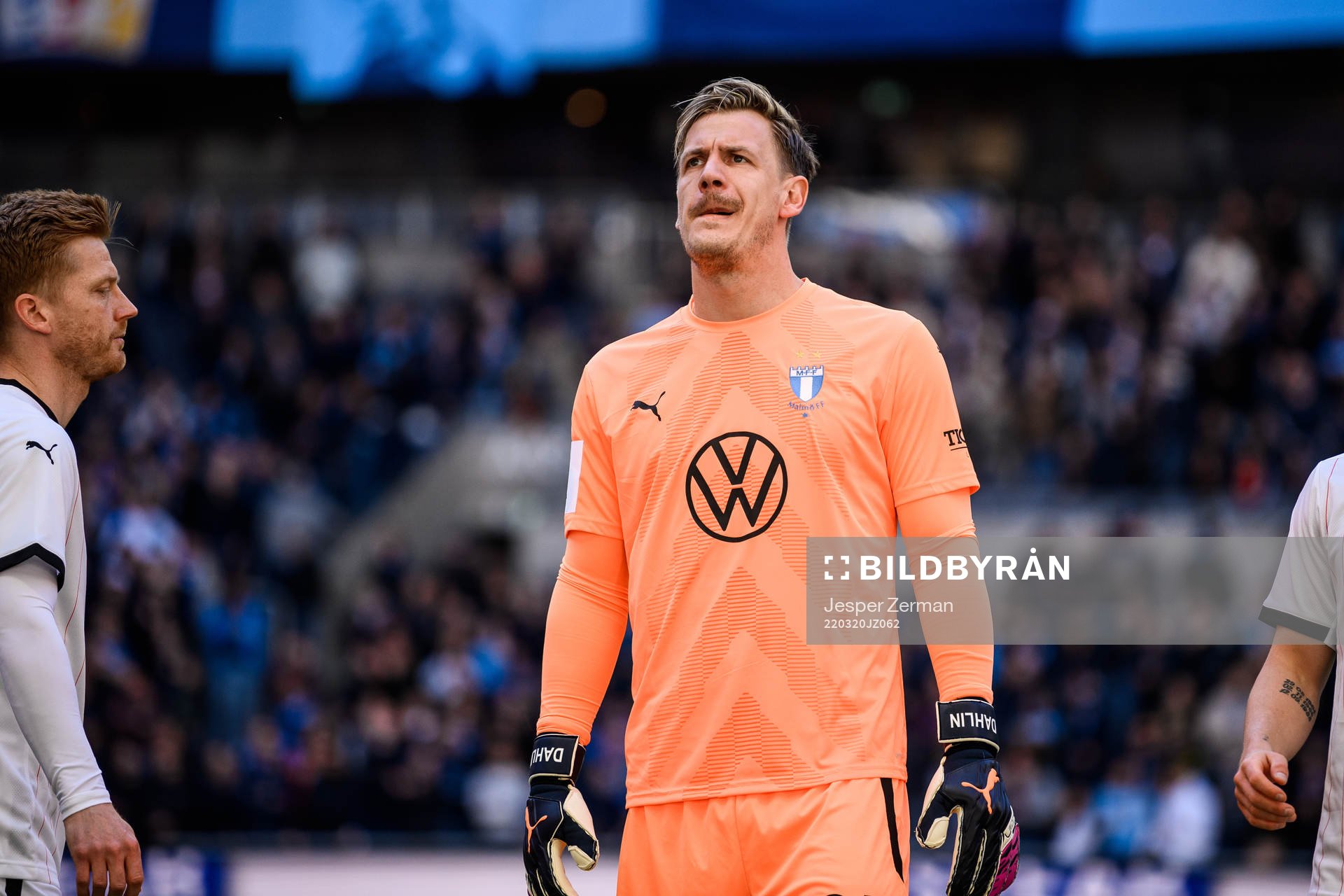 Malmö FFs målvakt Johan Dahlin