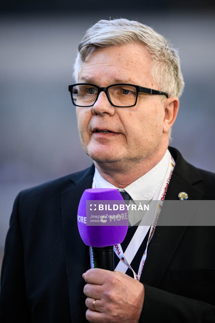 Svenska Fotbollsförbundets matchdelegat Mikael Hansson