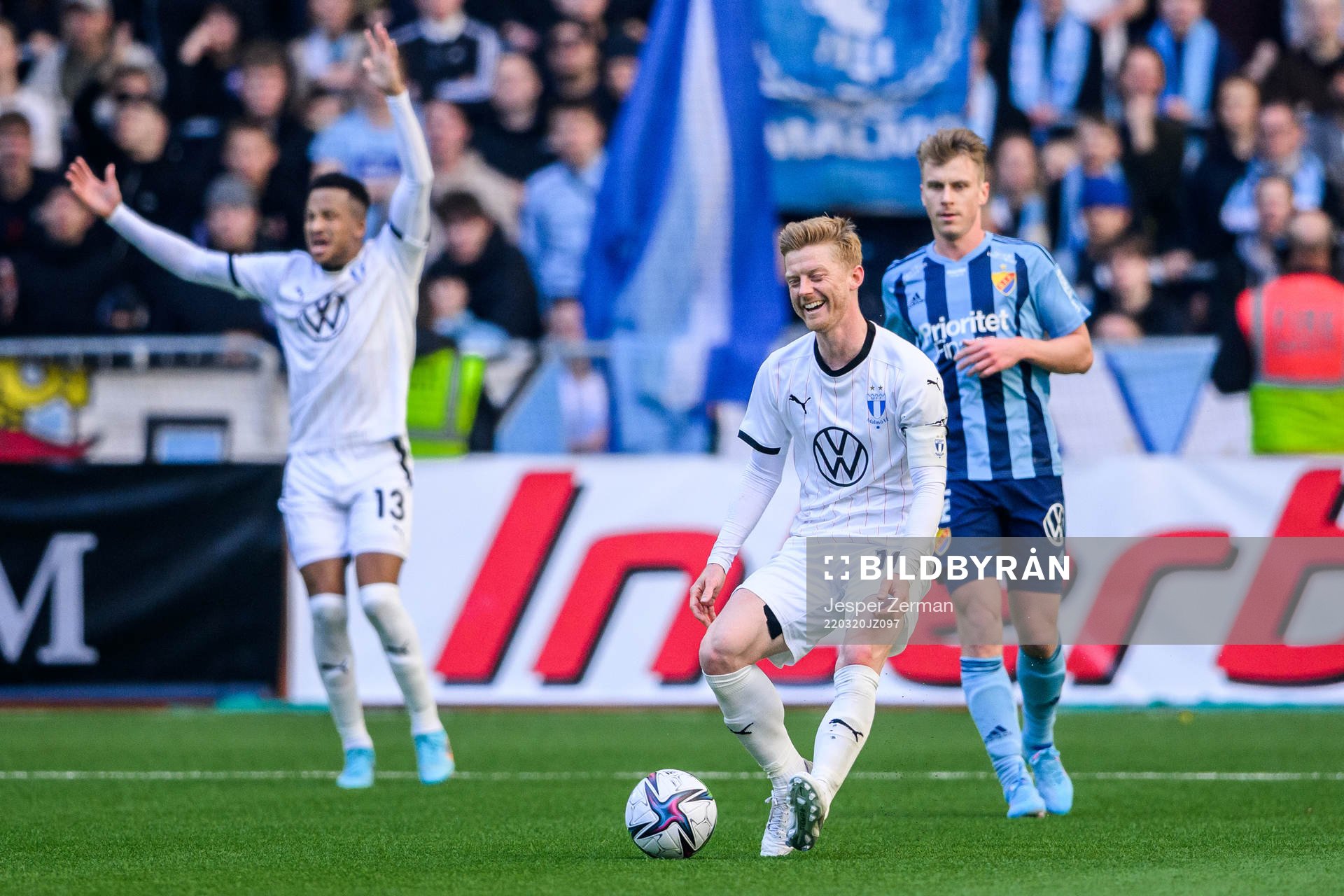 Malmö FFs Anders Christiansen reagerar