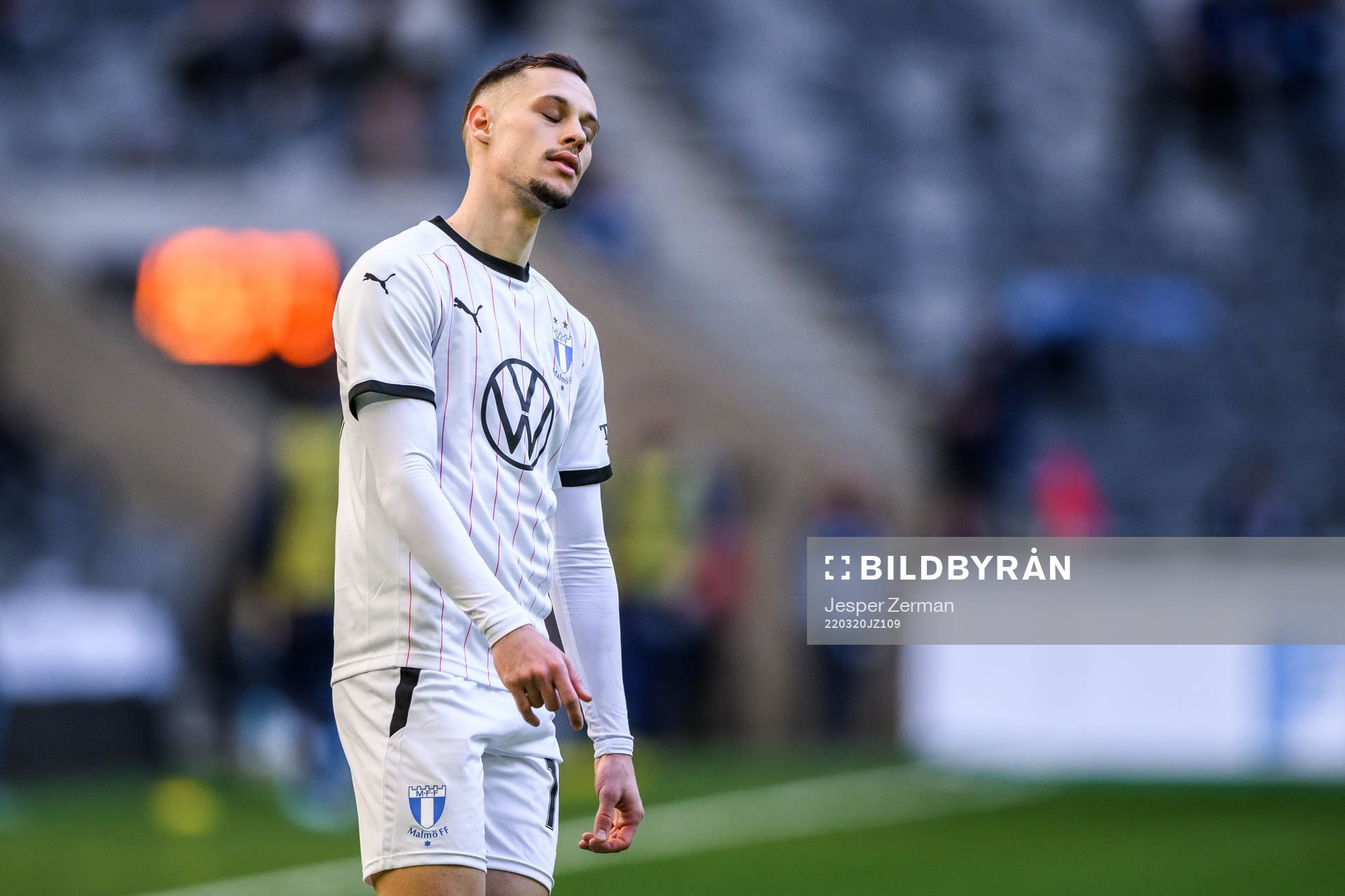 Malmö FFs Veljko Birmancevic deppar
