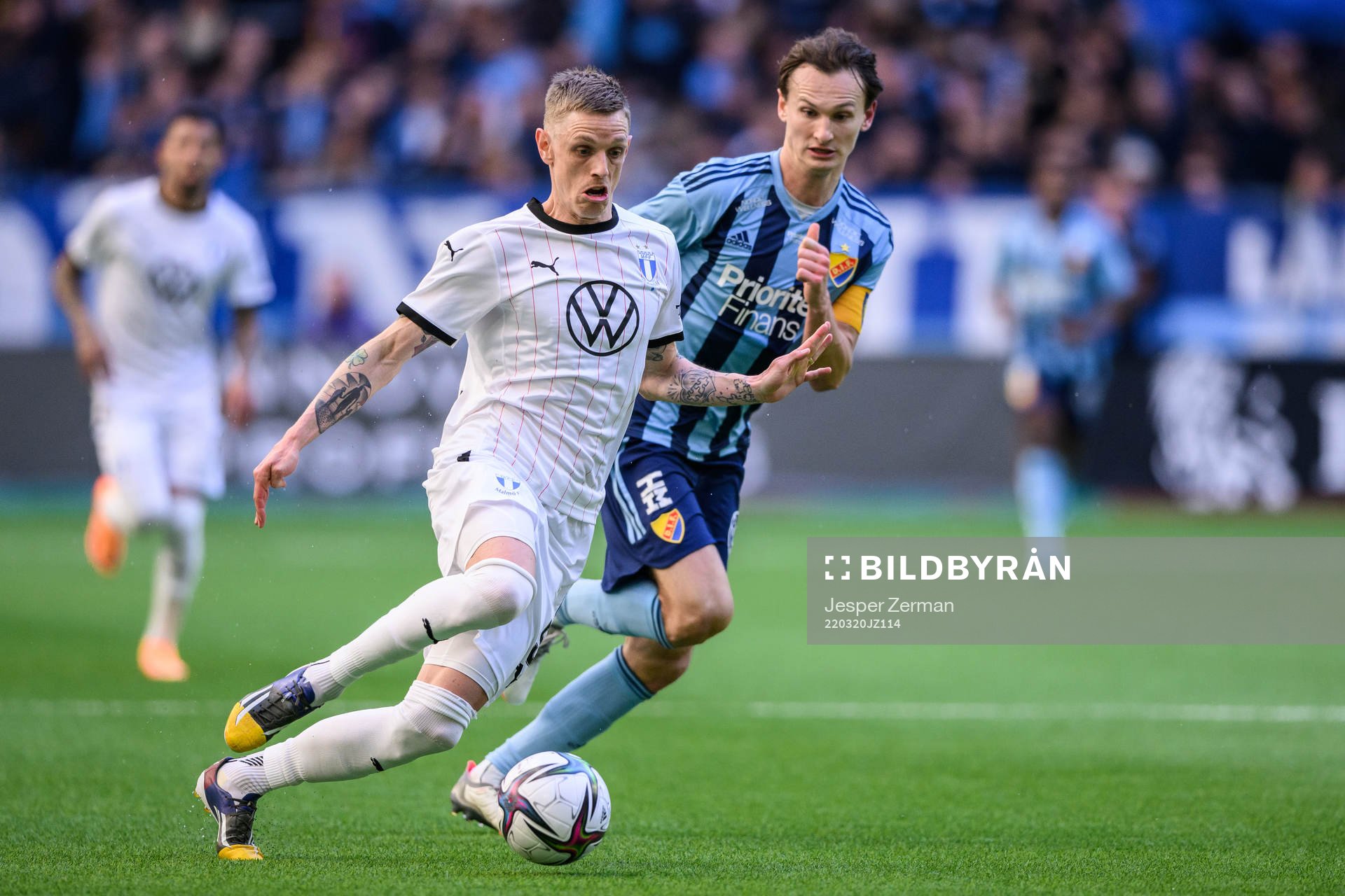 Malmö FFs Sören Rieks och Djurgårdens Hjalmar Ekdal