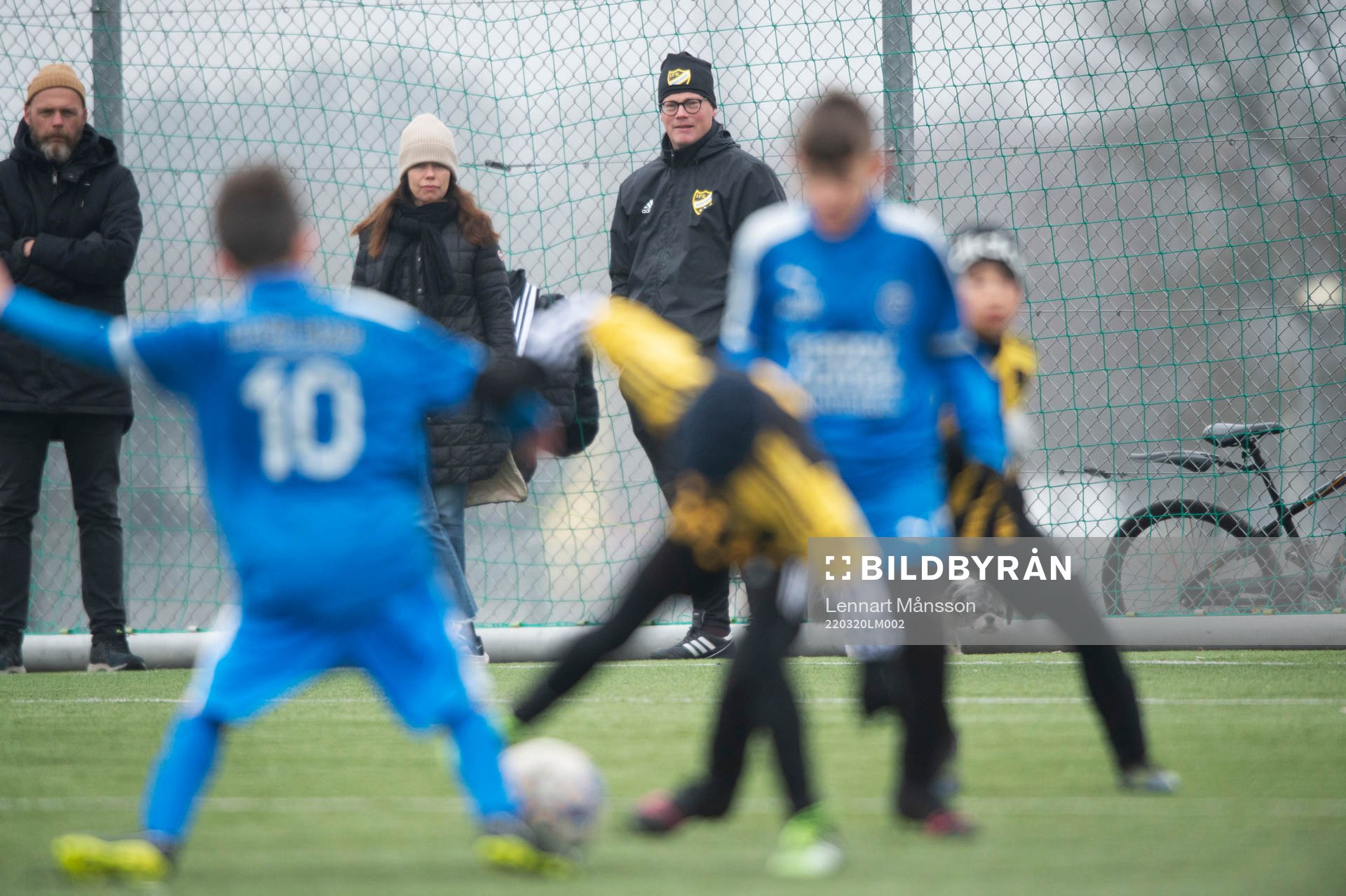 i träningsmatchen för pojkar födda 2011 mellan IFK
