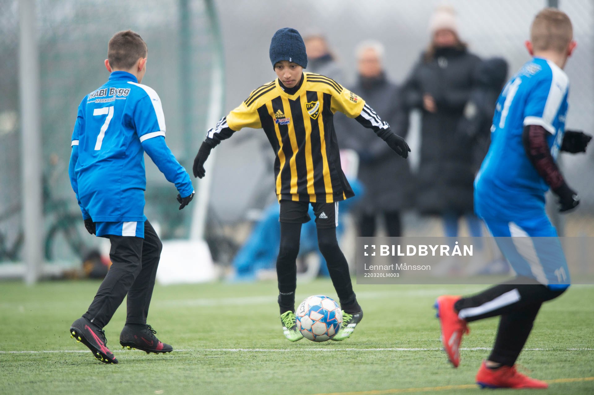 i träningsmatchen för pojkar födda 2011 mellan IFK