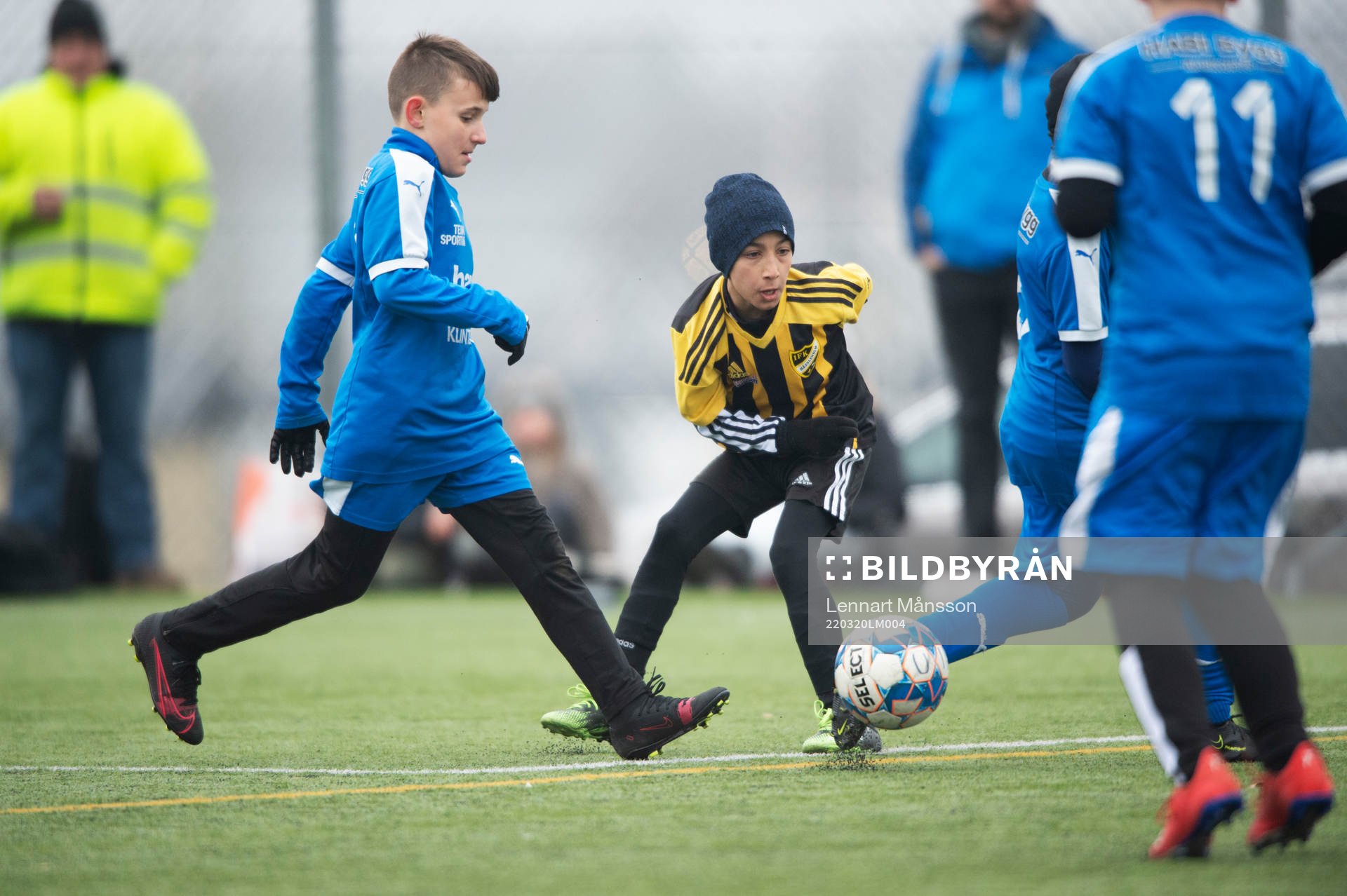 i träningsmatchen för pojkar födda 2011 mellan IFK