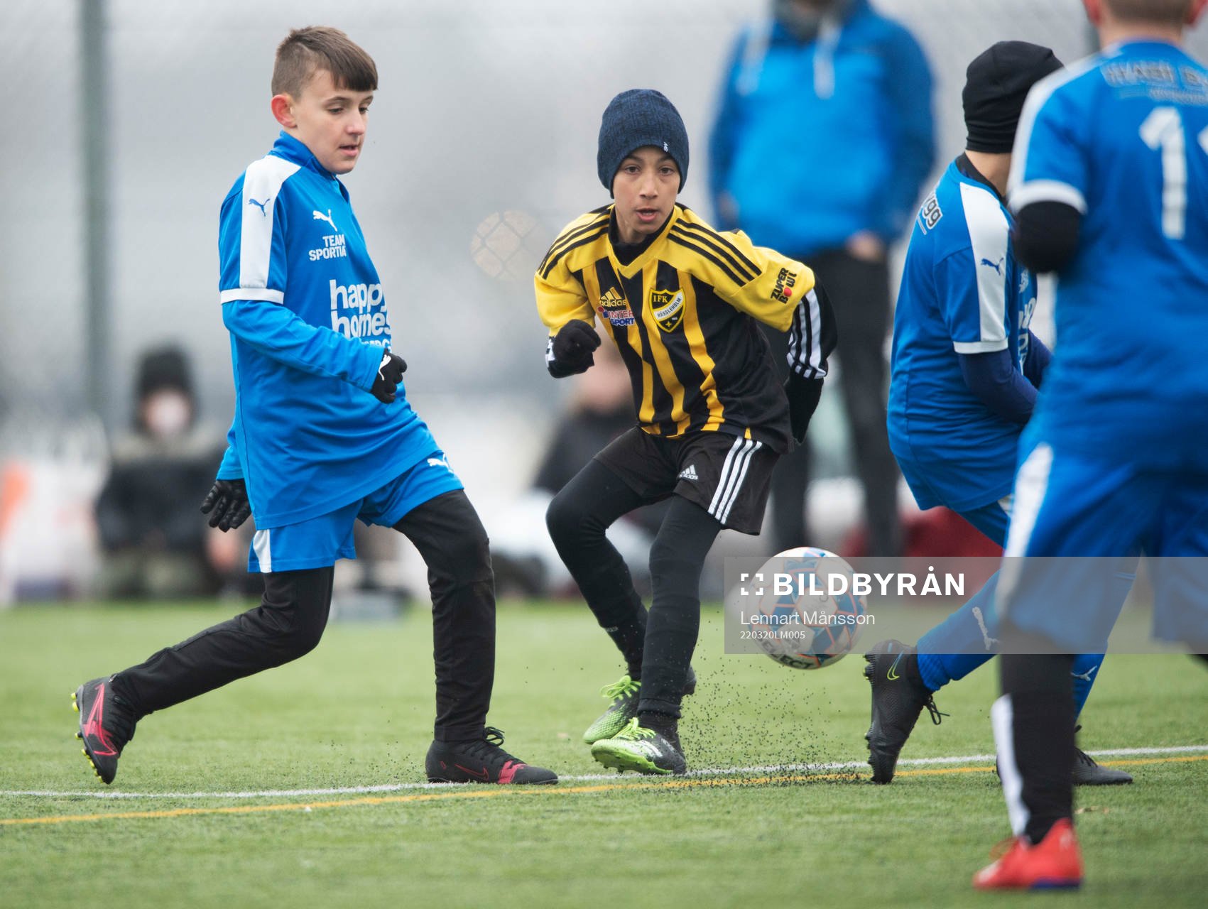 i träningsmatchen för pojkar födda 2011 mellan IFK