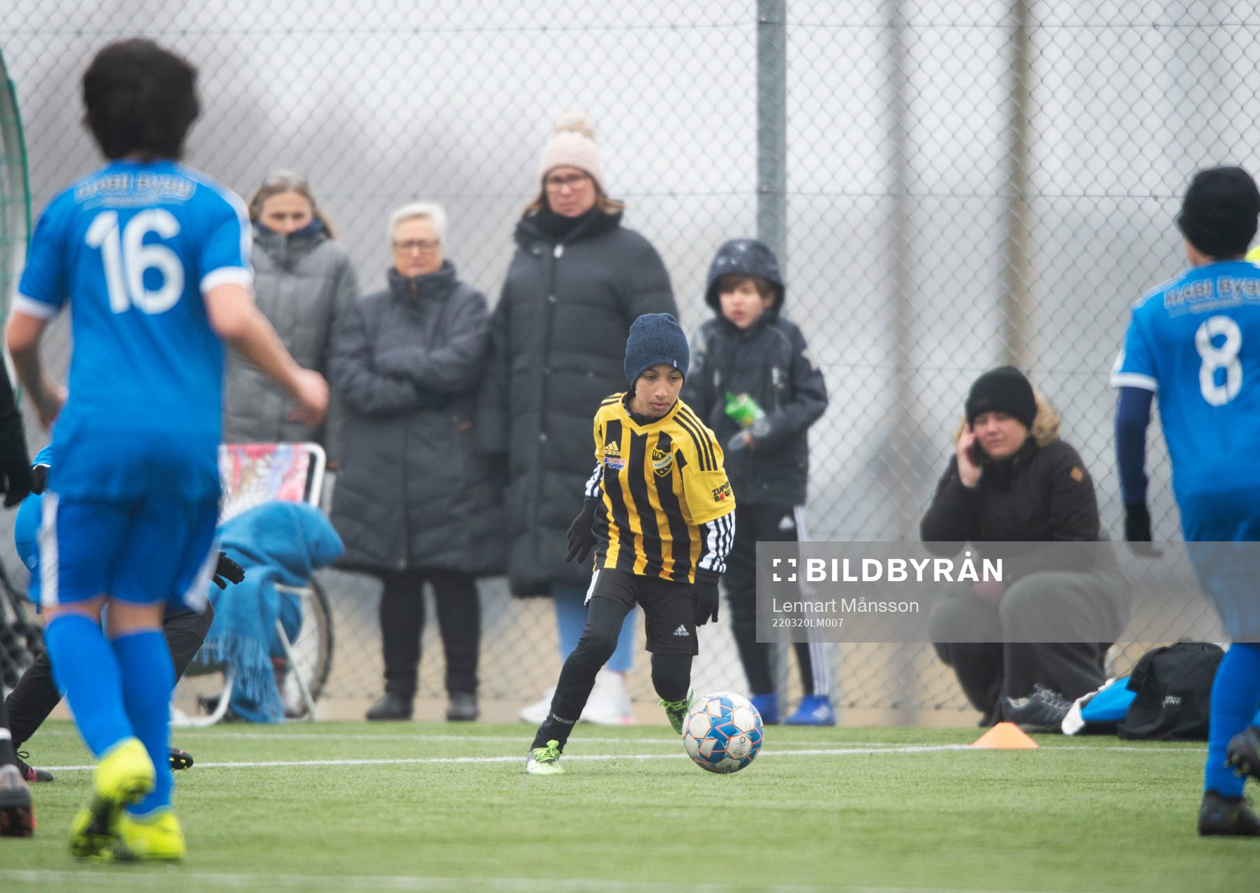 i träningsmatchen för pojkar födda 2011 mellan IFK