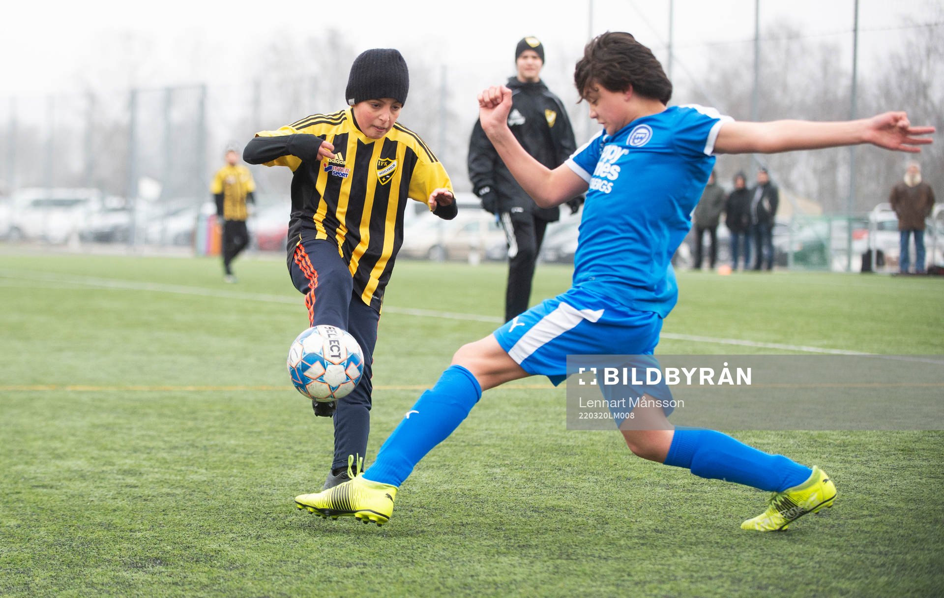 i träningsmatchen för pojkar födda 2011 mellan IFK