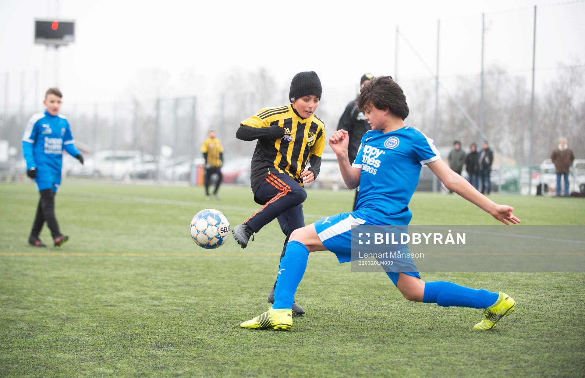 i träningsmatchen för pojkar födda 2011 mellan IFK