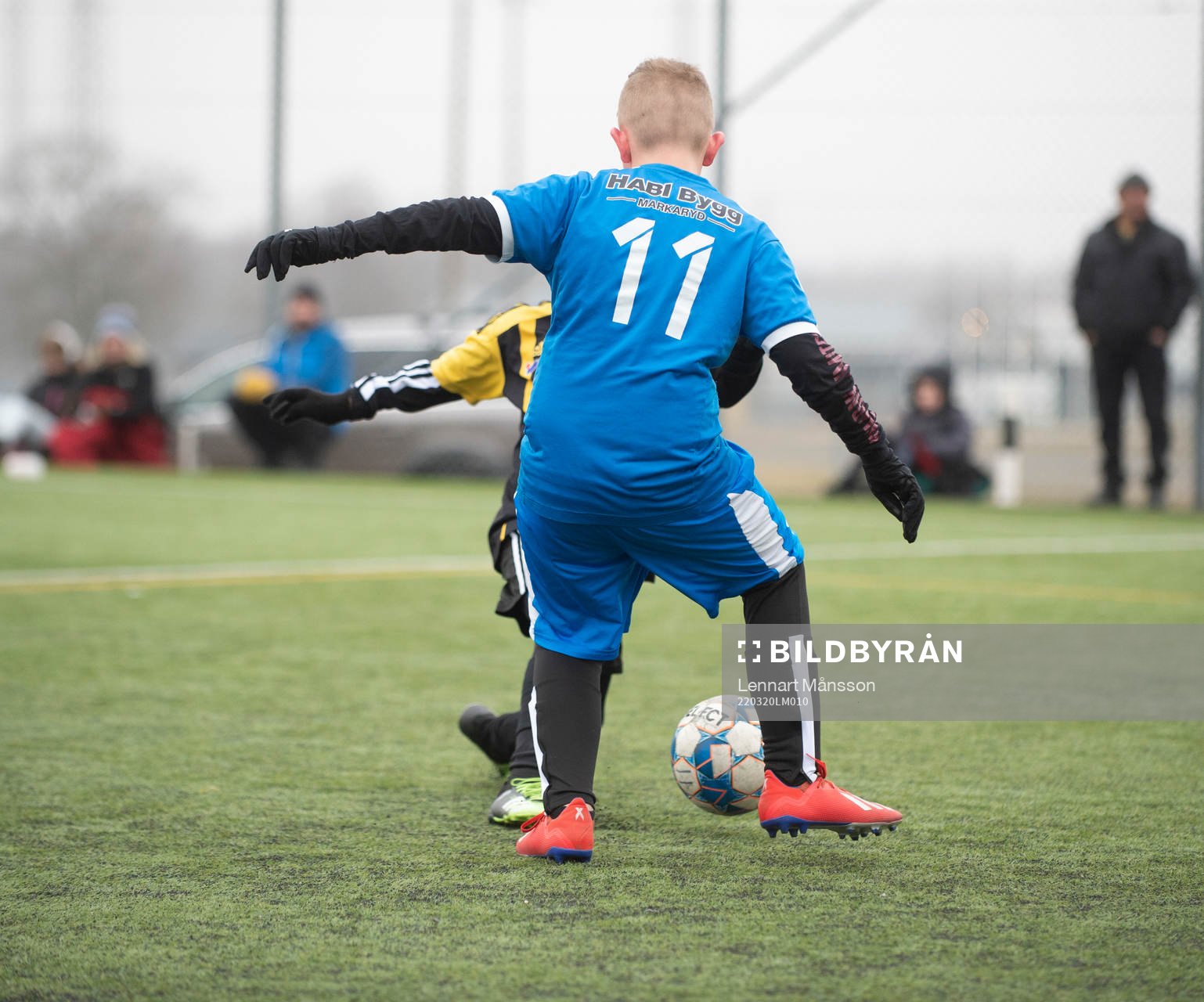 i träningsmatchen för pojkar födda 2011 mellan IFK
