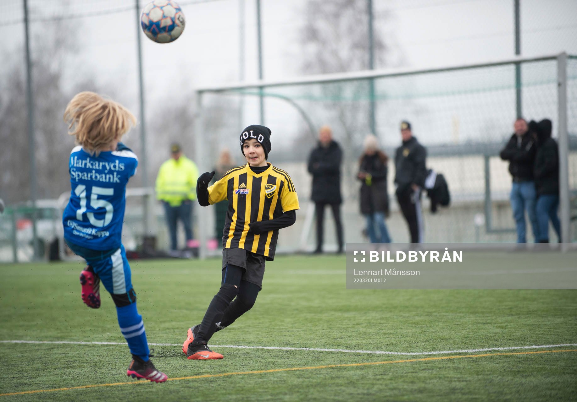 i träningsmatchen för pojkar födda 2011 mellan IFK
