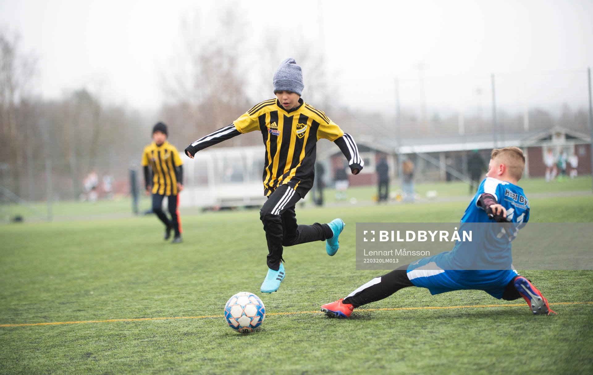 i träningsmatchen för pojkar födda 2011 mellan IFK