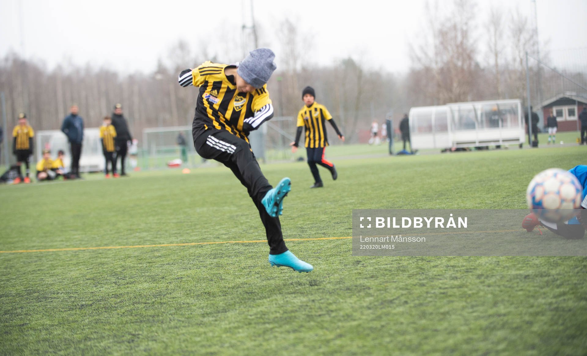 i träningsmatchen för pojkar födda 2011 mellan IFK