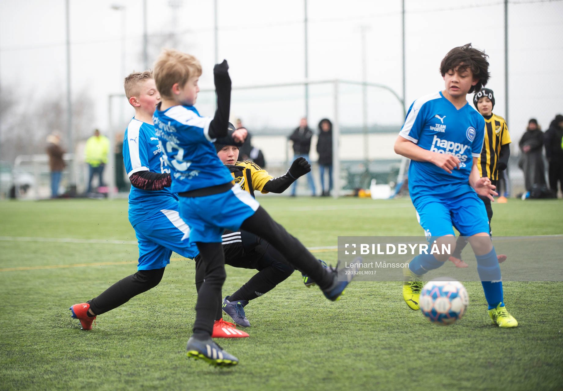 i träningsmatchen för pojkar födda 2011 mellan IFK