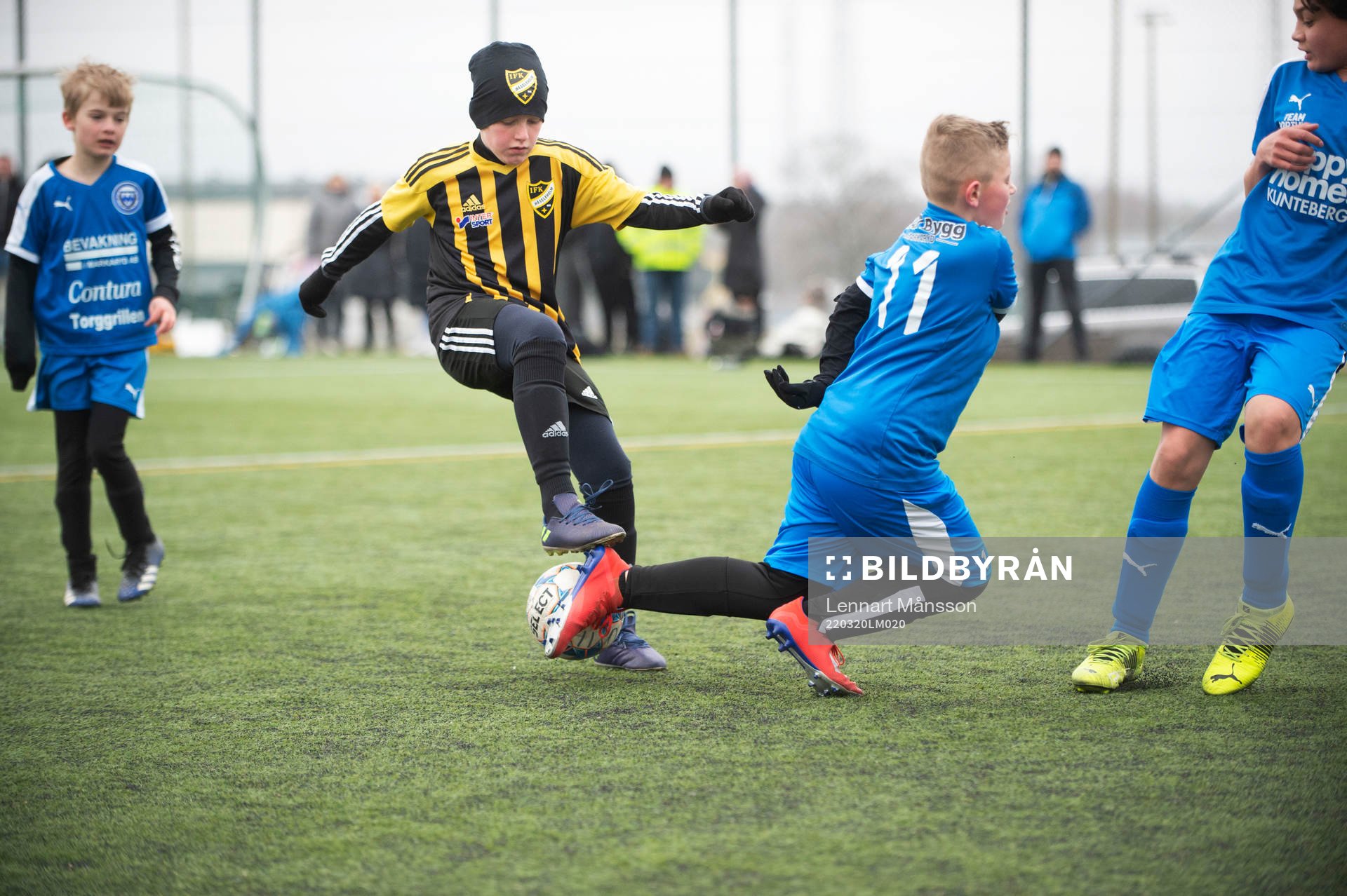 i träningsmatchen för pojkar födda 2011 mellan IFK
