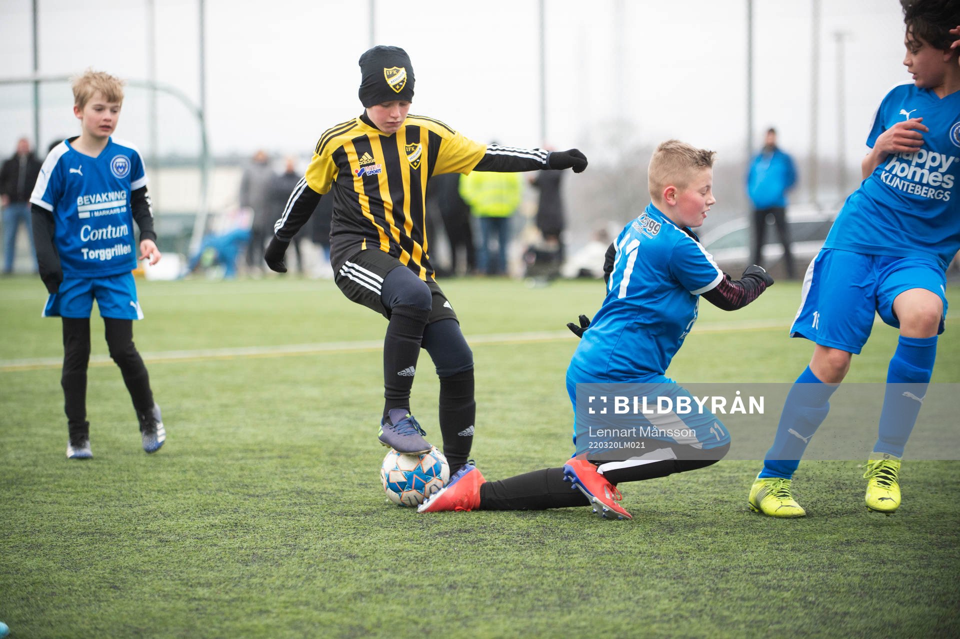 i träningsmatchen för pojkar födda 2011 mellan IFK