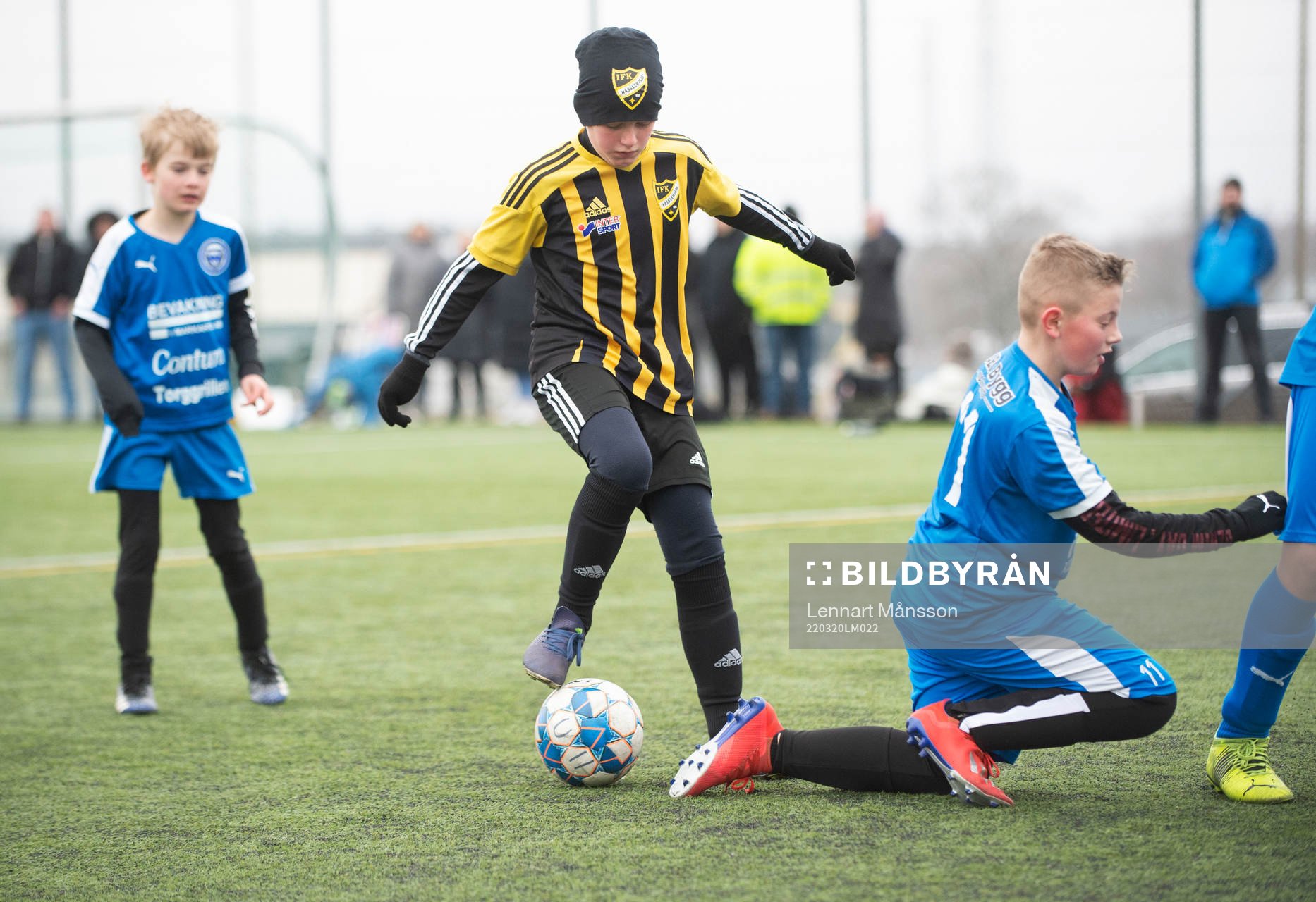 i träningsmatchen för pojkar födda 2011 mellan IFK