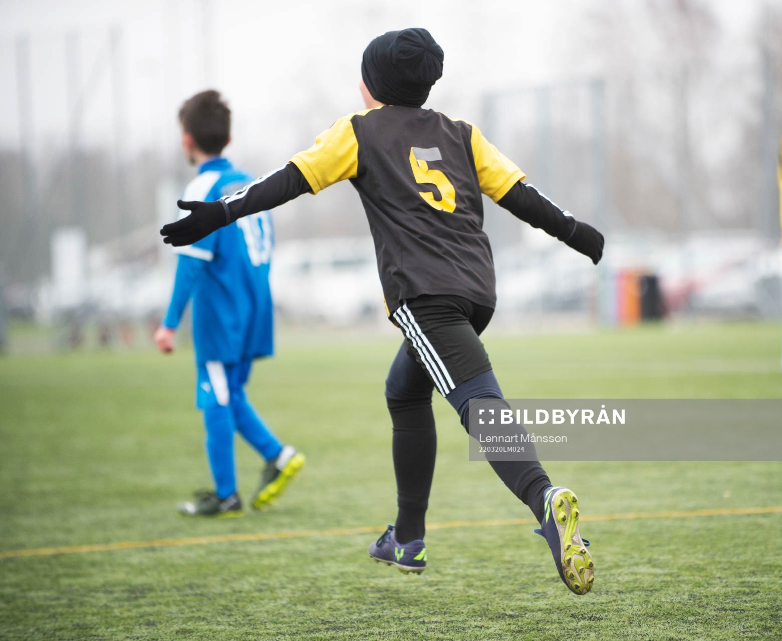 i träningsmatchen för pojkar födda 2011 mellan IFK