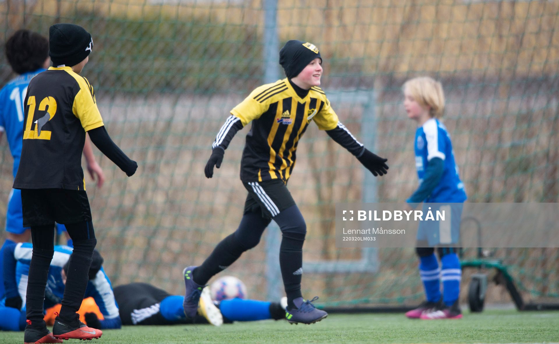 i träningsmatchen för pojkar födda 2011 mellan IFK