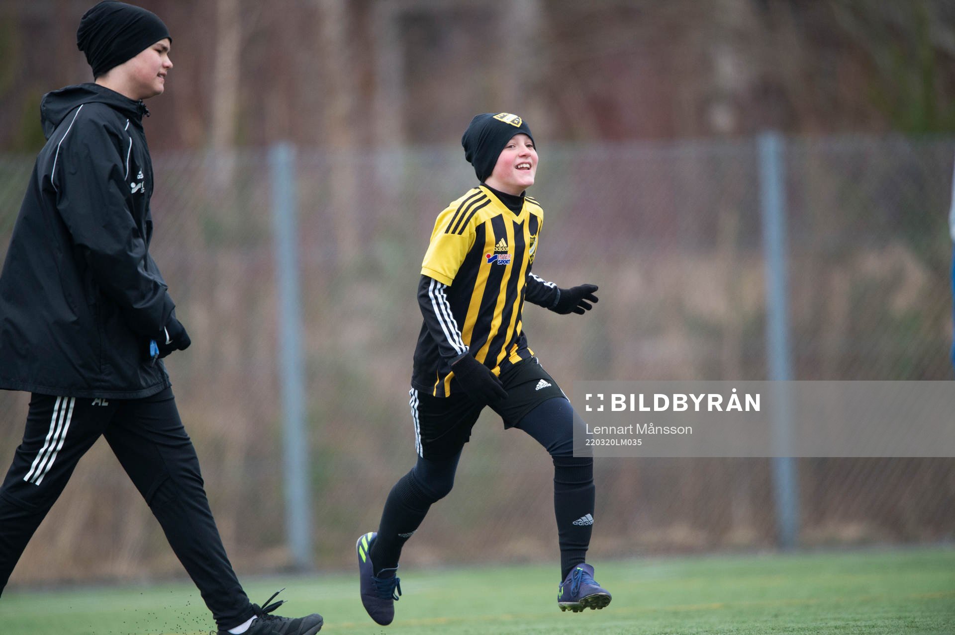 i träningsmatchen för pojkar födda 2011 mellan IFK