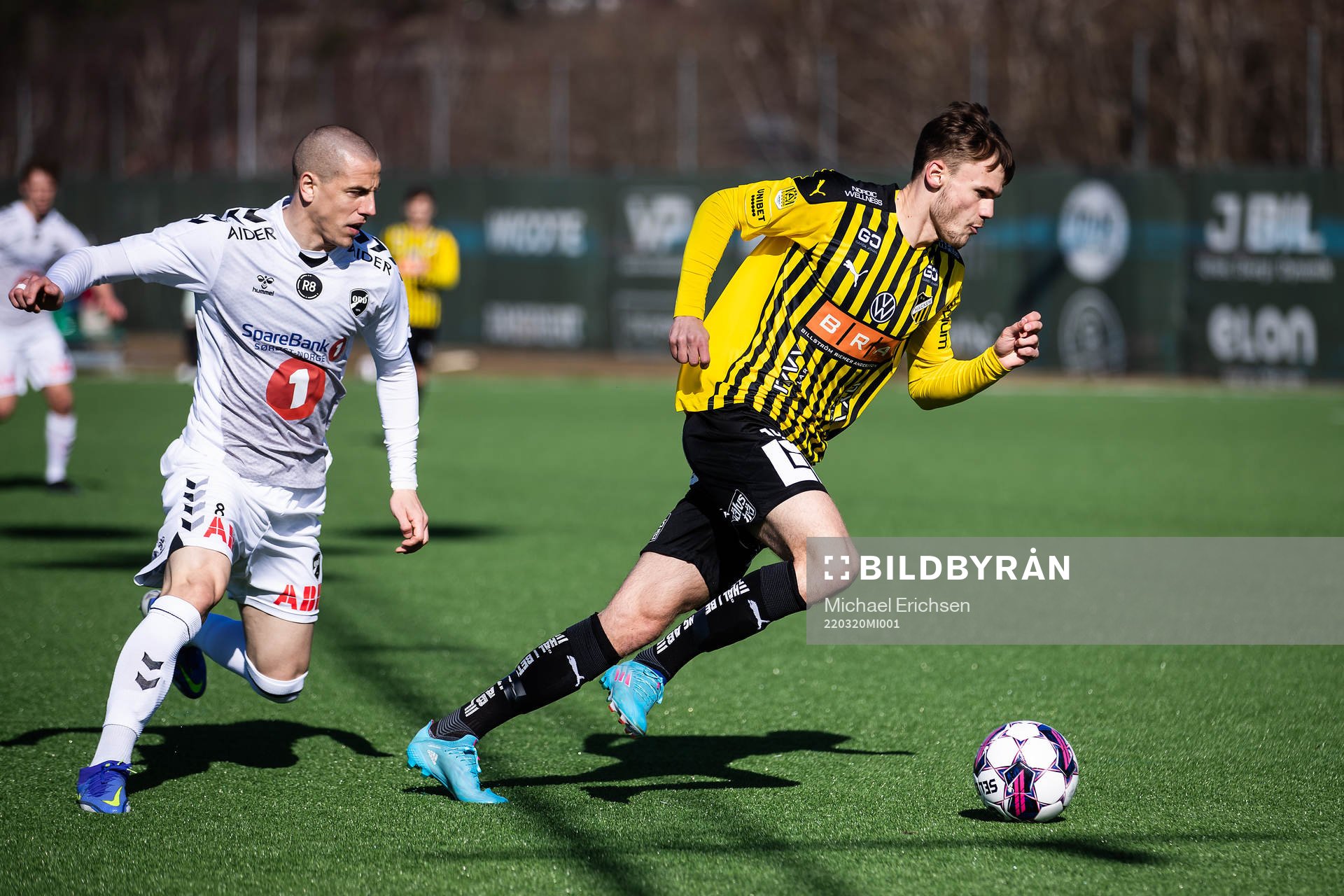 Odds Milan Jevtovic och Häckens Oscar Uddenäs