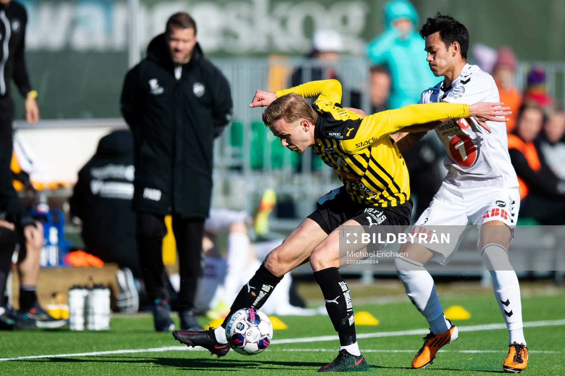 Häckens Jasse Tuominen och Odds Josef Brian Baccay