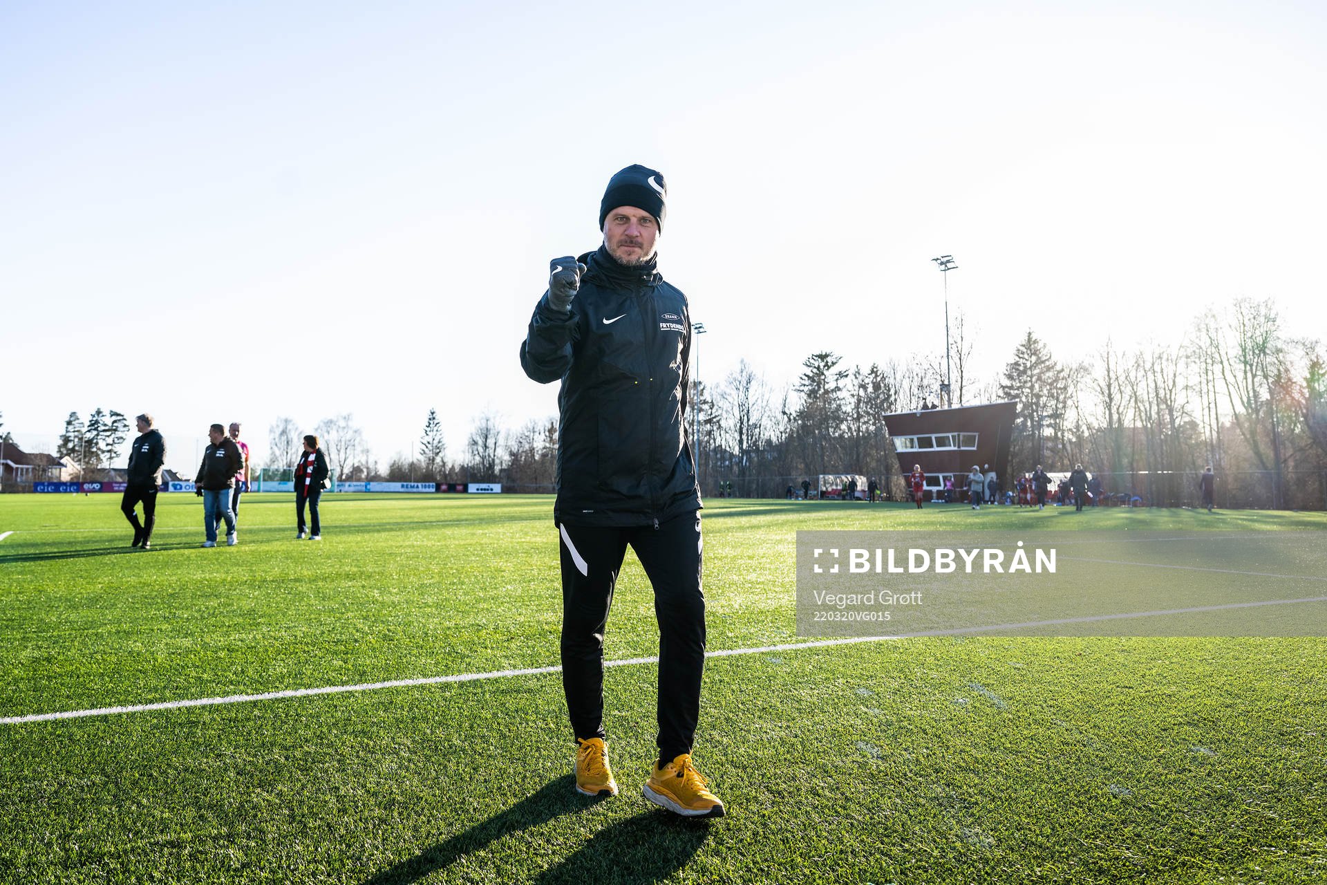 Alexander Straus, head coach of Brann, celebrates