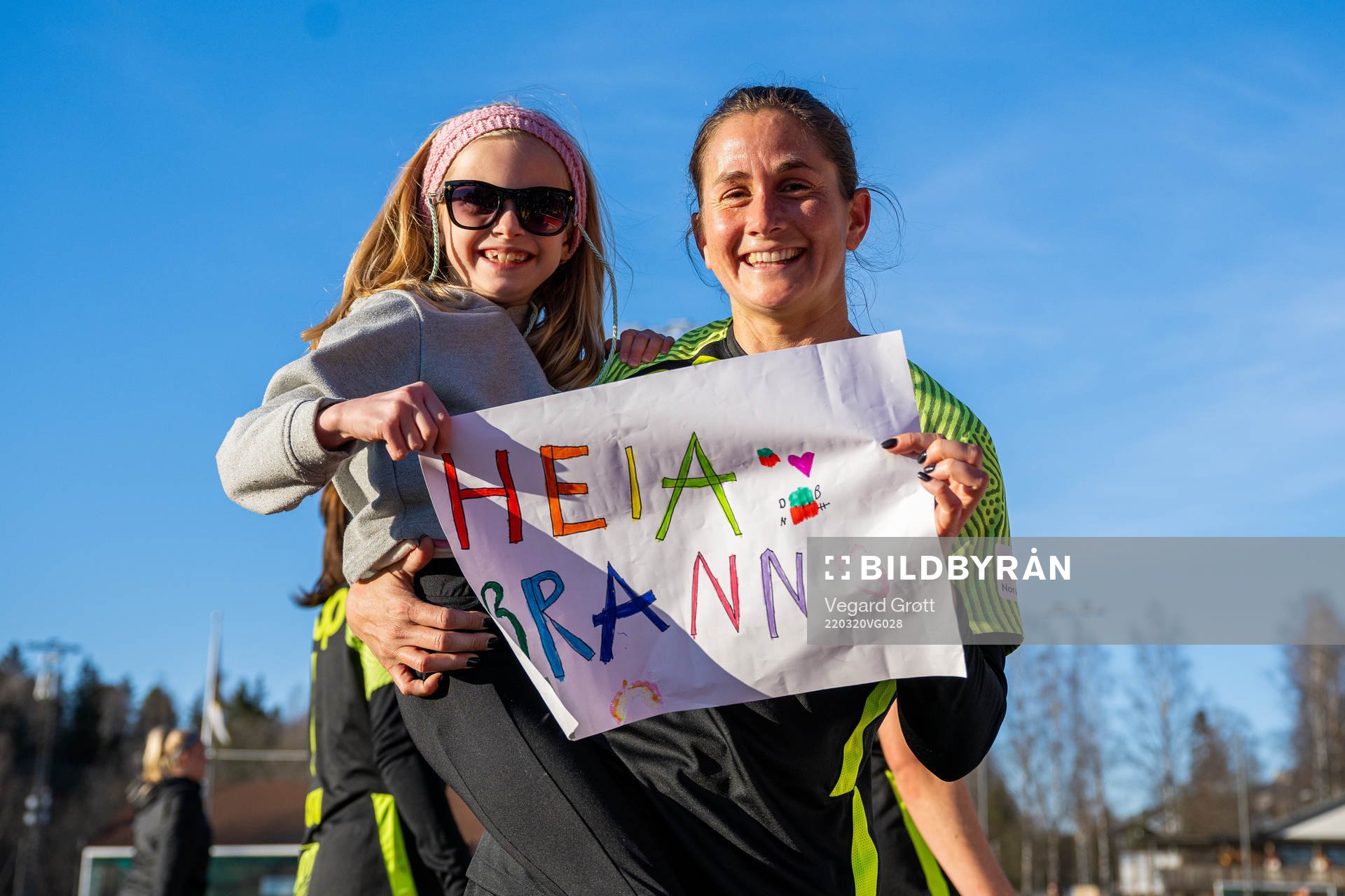 Ingrid Ryland of Brann with her niece
