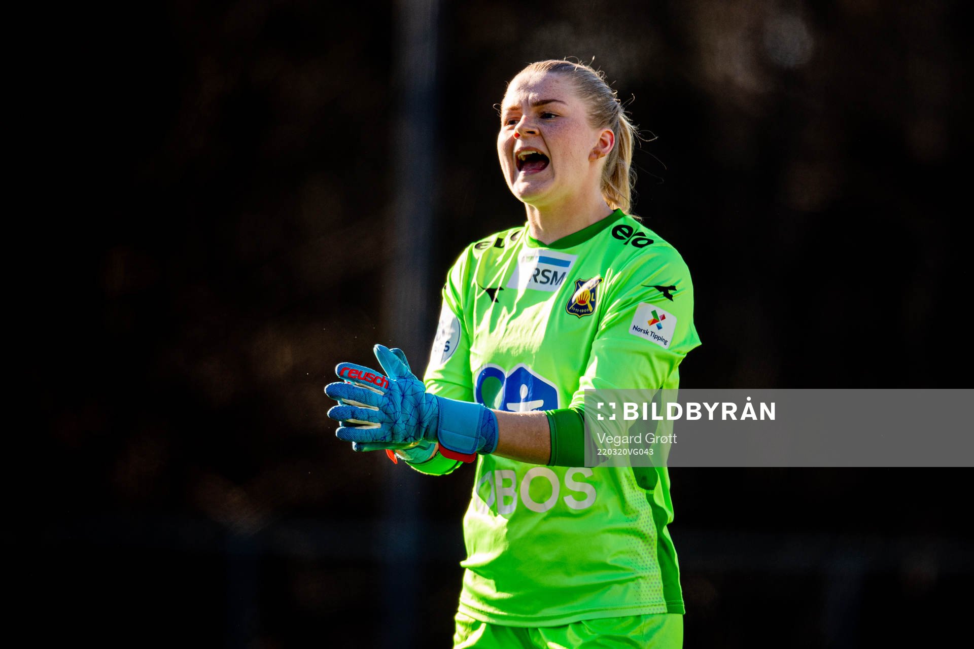 Goalkeeper Linn-Mari Nilsen of Røa