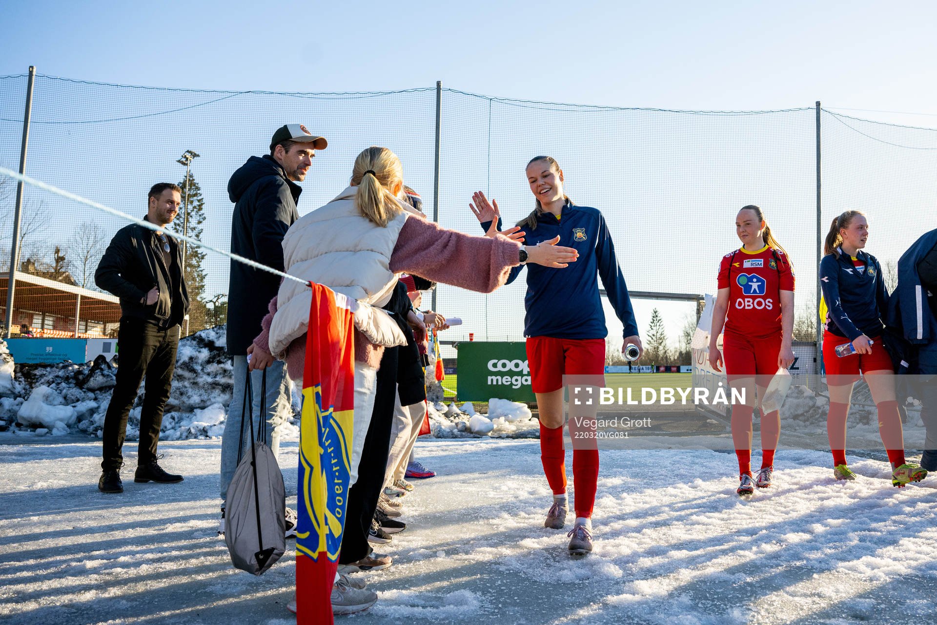 Vilde Anett Fjelldal of Røa after the Toppserien football match between Røa and Brann on March 20, 2022 in Oslo. 
