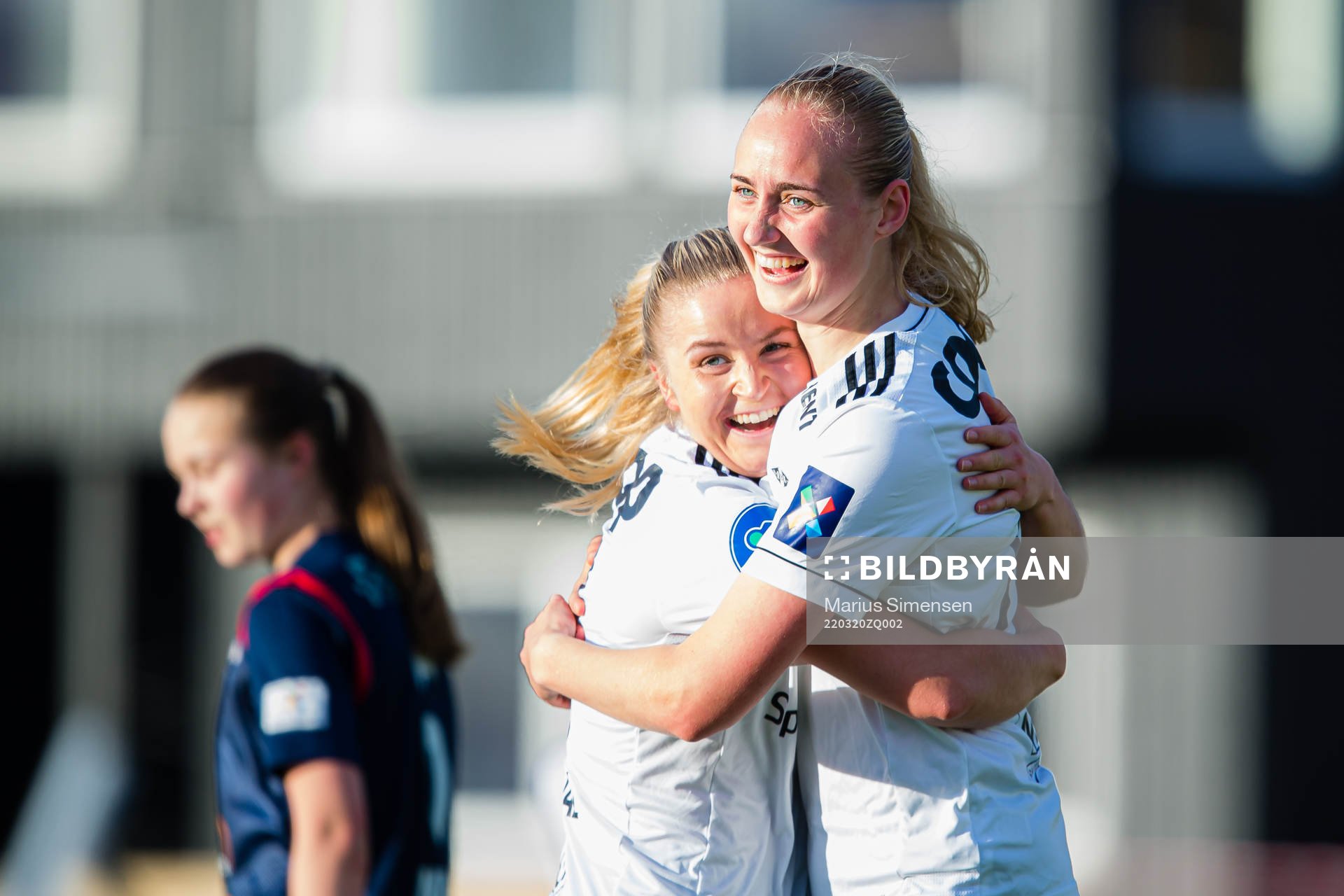 Emilie Bragstad of Rosenborg celebrates