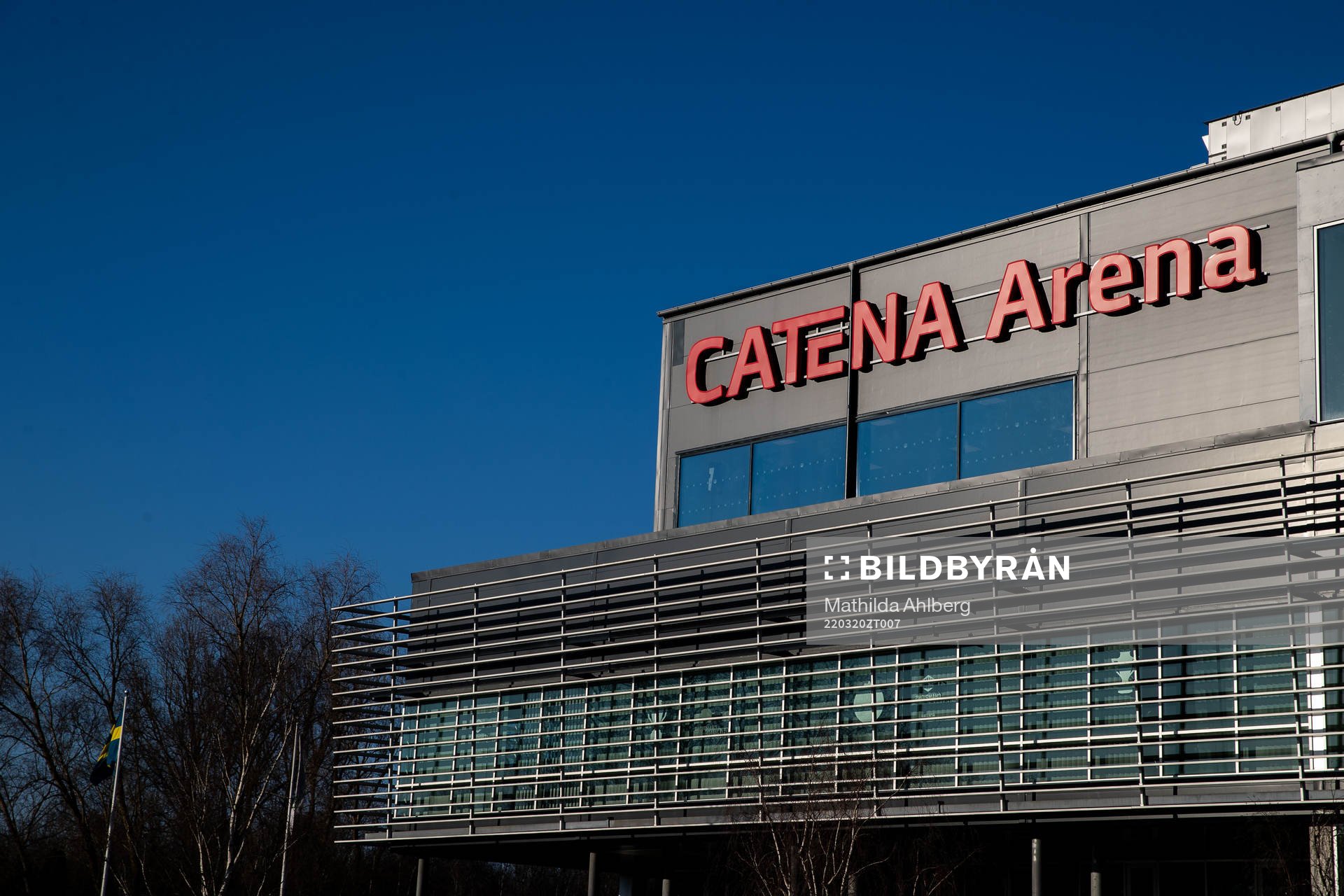 Exteriör av Catena Arena