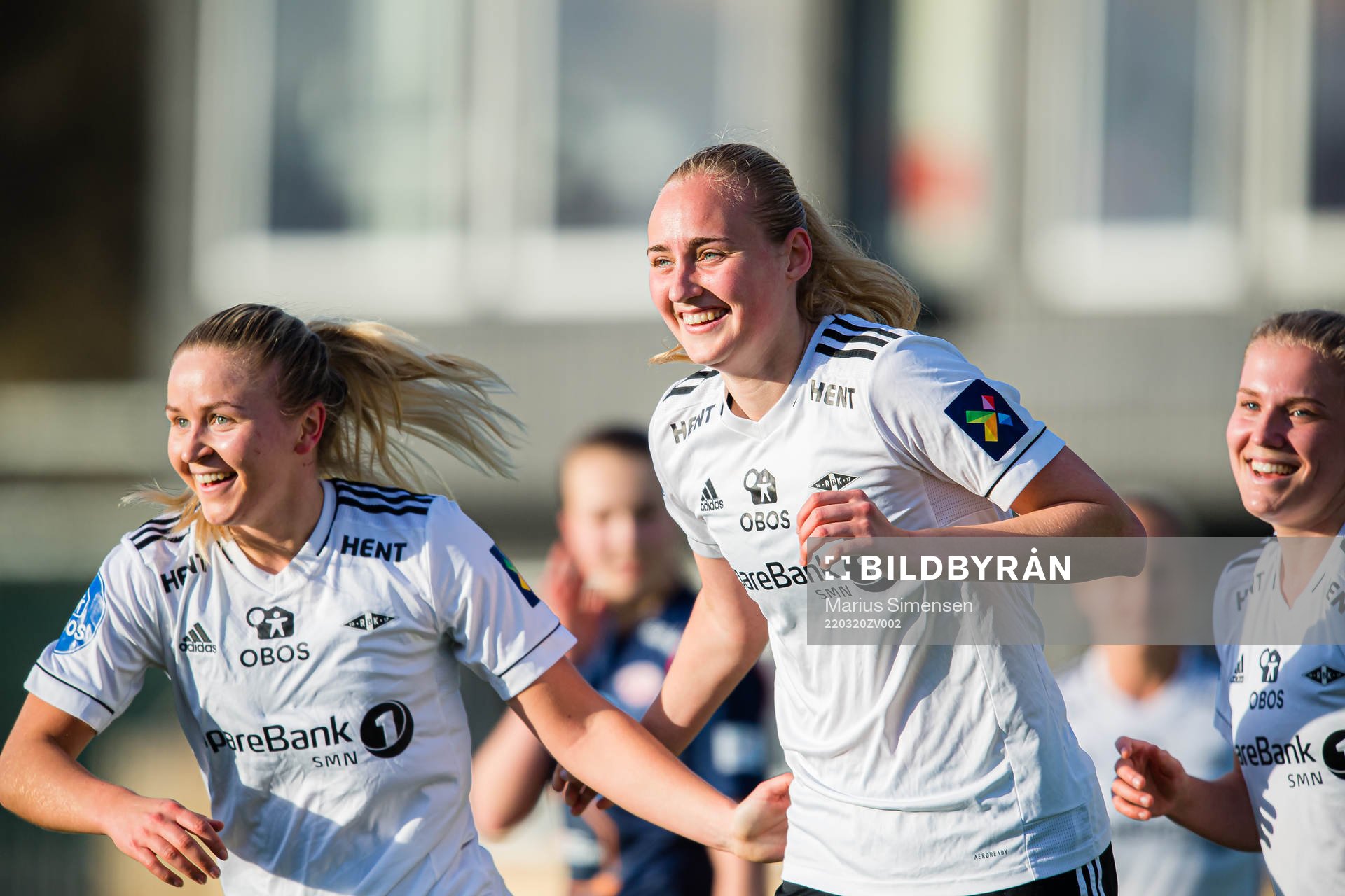 Emilie Bragstad of Rosenborg celebrates