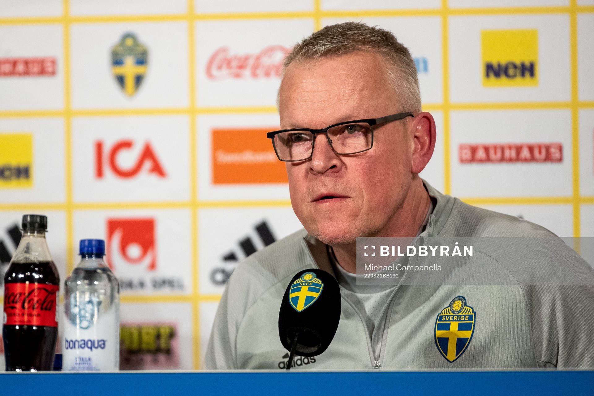 Head coach Janne Andersson of Sweden
